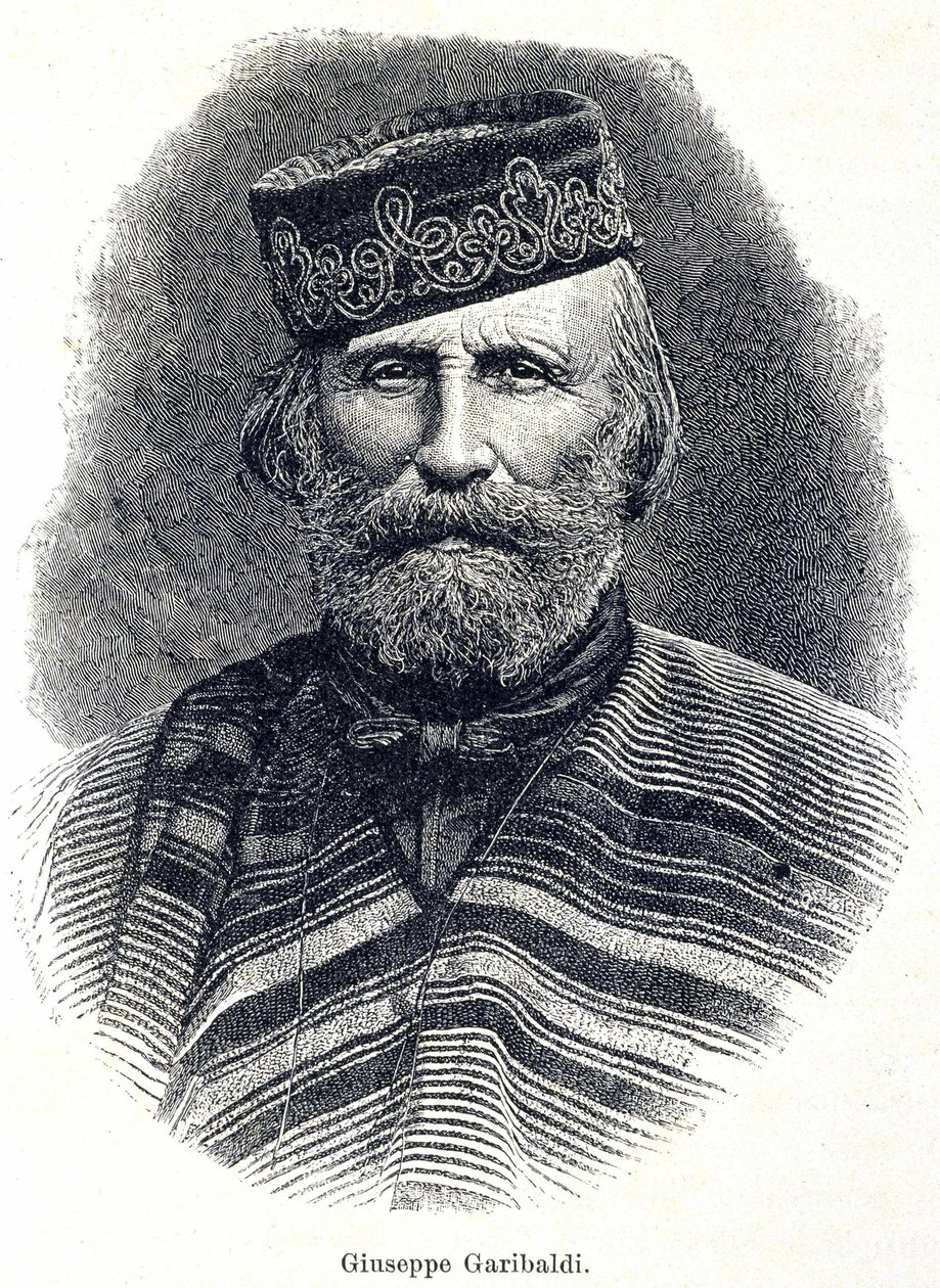 Portret van Garibaldi (1807 - 1882) door Unknown artist