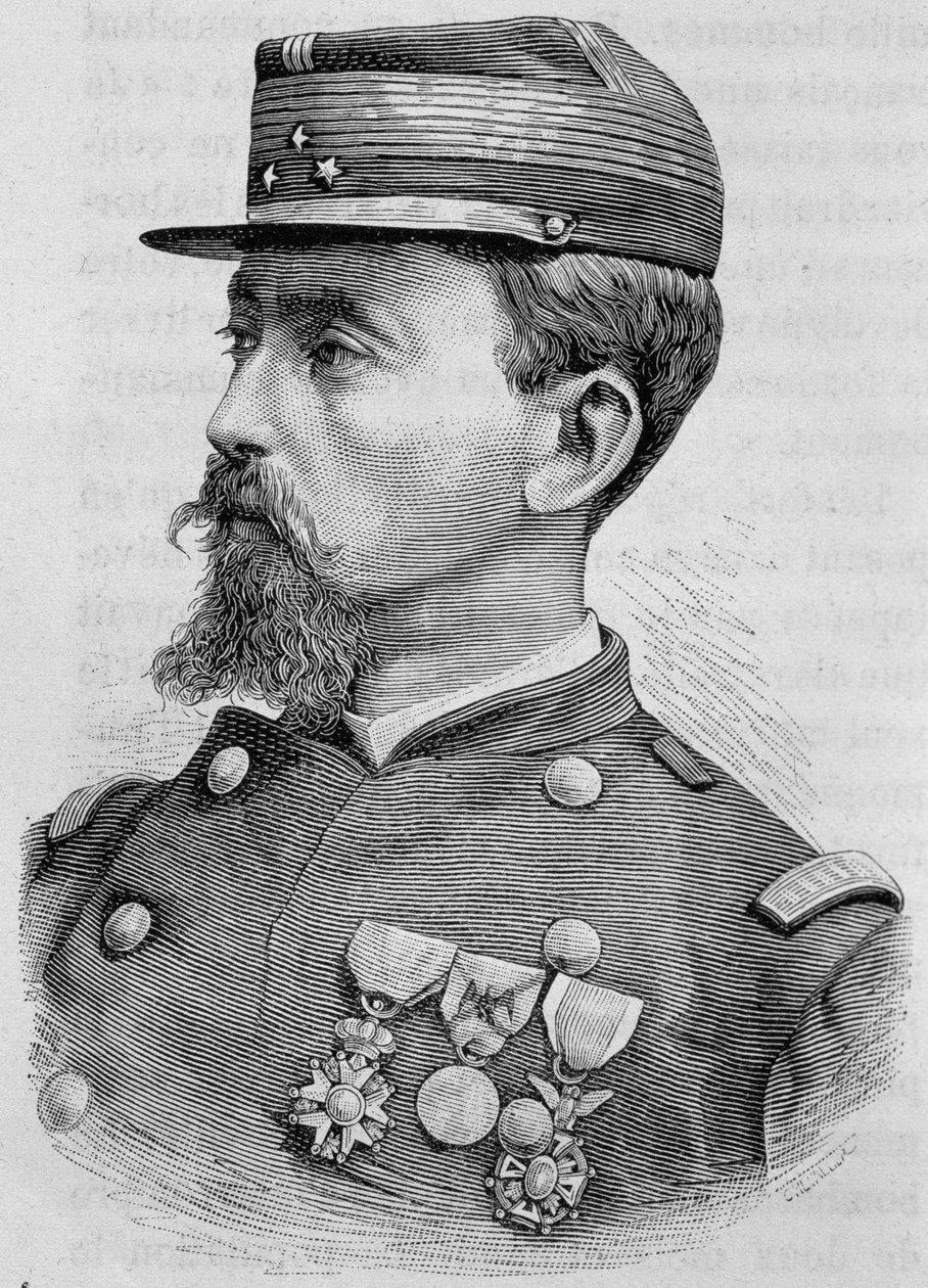 Portret van Generaal Crémier. 19e-eeuwse gravure door Unknown artist