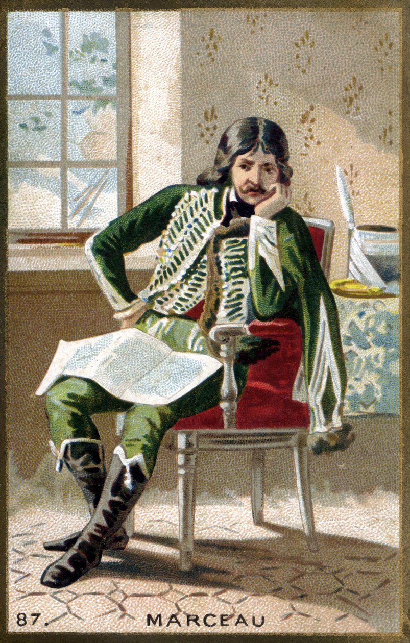 Portret van Generaal Marceau (1769 - 1796) door Unknown artist
