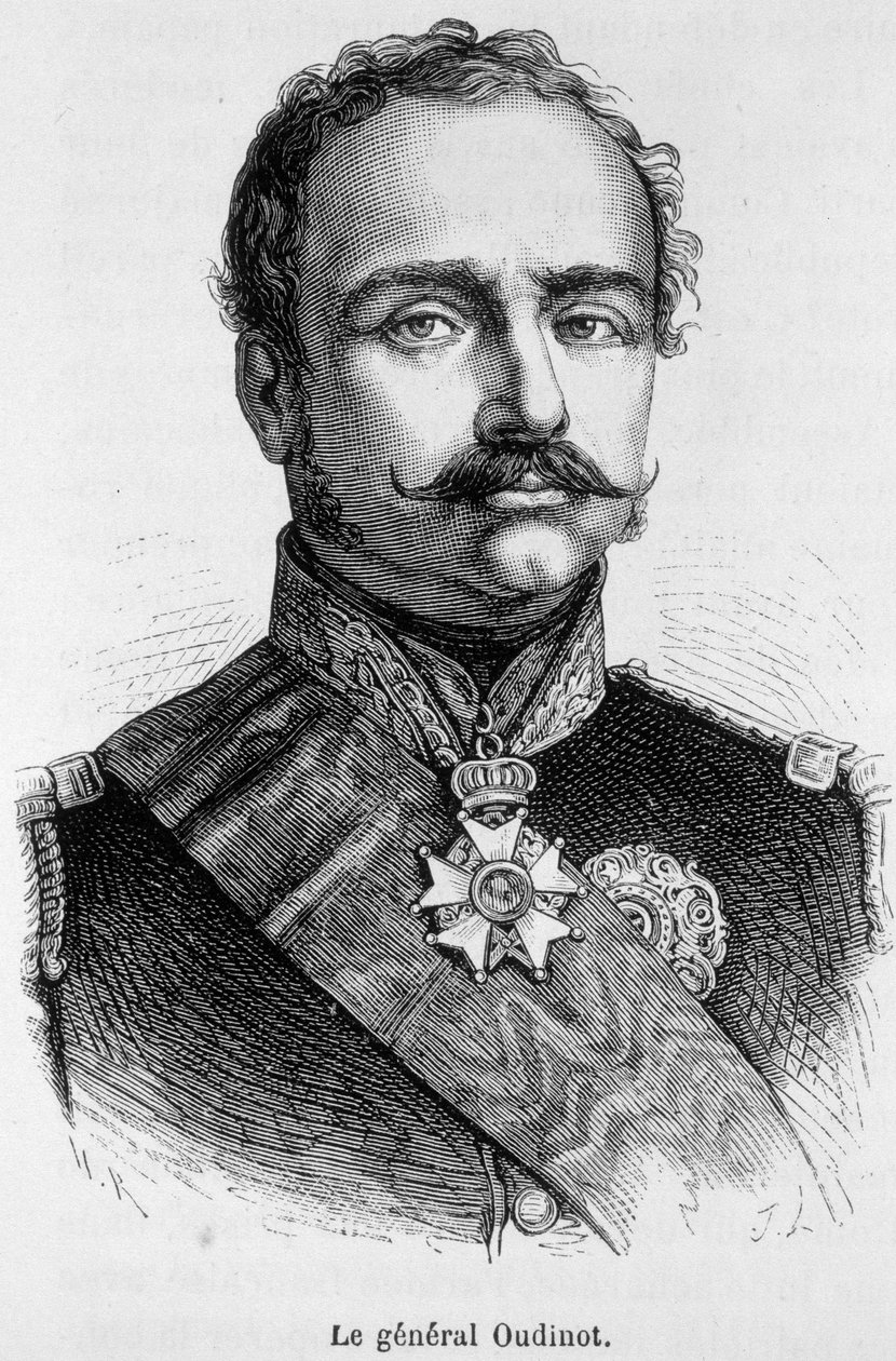 Portret van generaal Nicolas Charles Victor Oudinot, hertog van Reggio (1791 - 1863) door Unknown artist