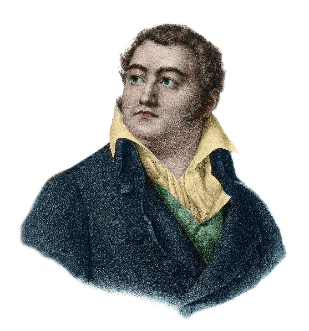 Portret van Georges Cadoudal (1771-1804) (ook bekend als Larive, ook bekend als Masson) generaal chouan door Unknown artist