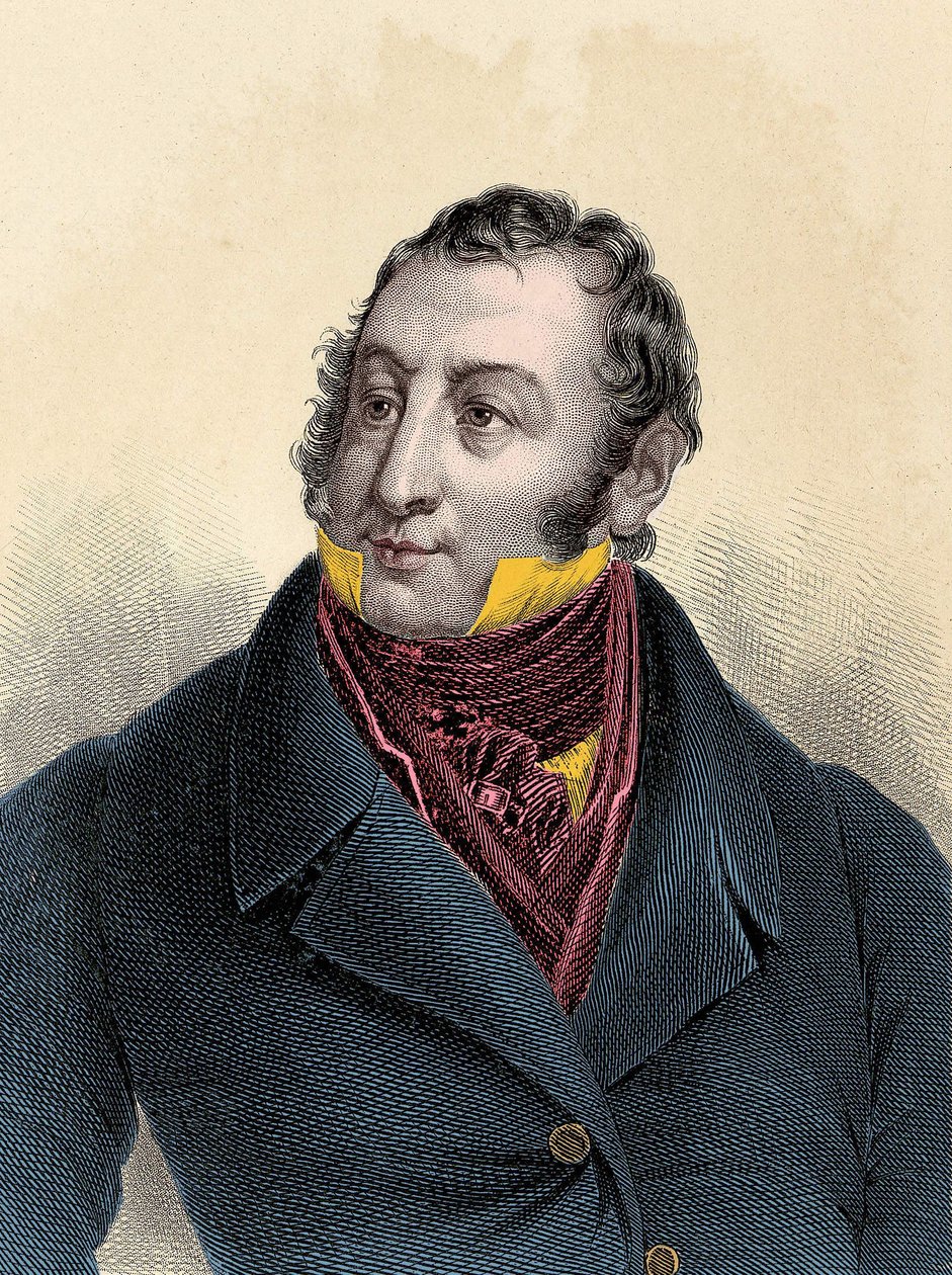 Portret van Gioacchino Rossini (1792-1868) door Unknown artist