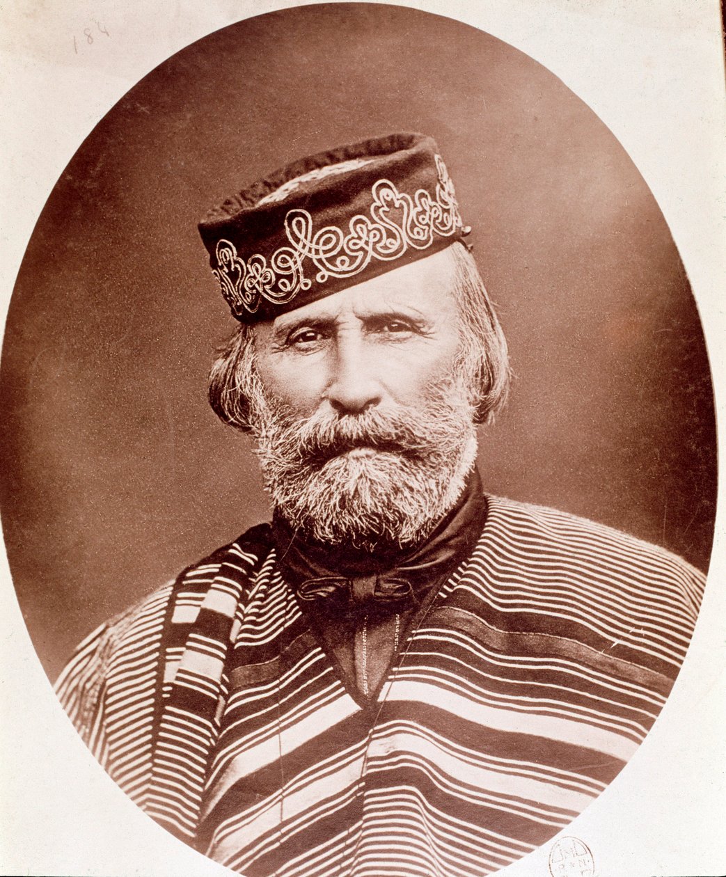 Portret van Giuseppe Garibaldi door Unknown artist