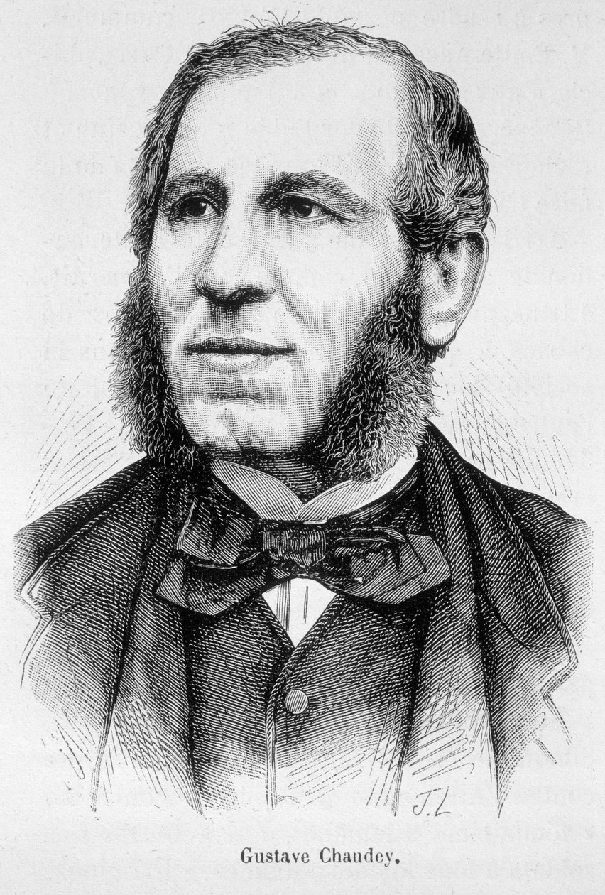 Portret van Gustave Chaudey door Unknown artist