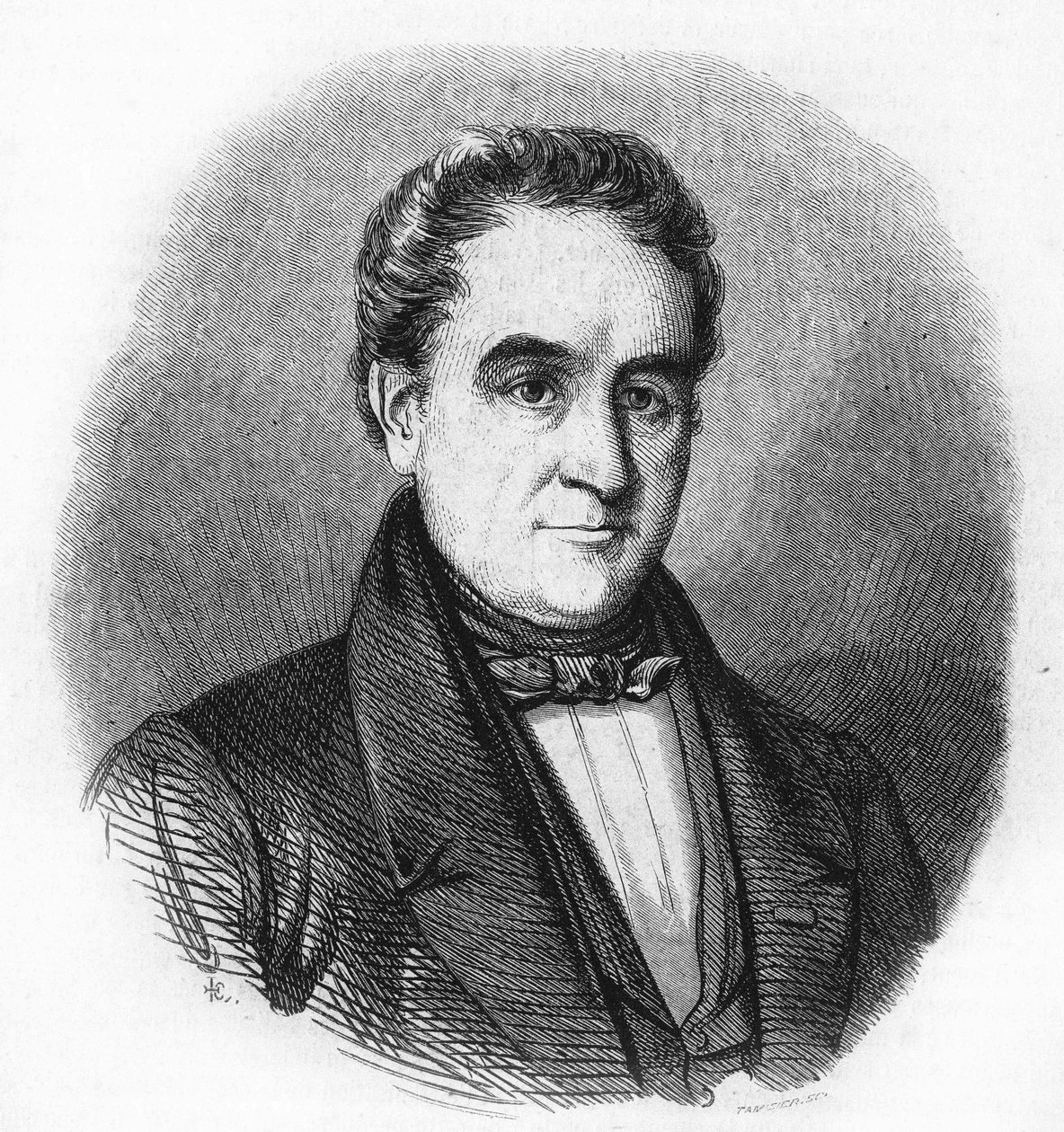 Portret van Hendrik Tollens 1780-1856. Nederlandse dichter door Unknown artist