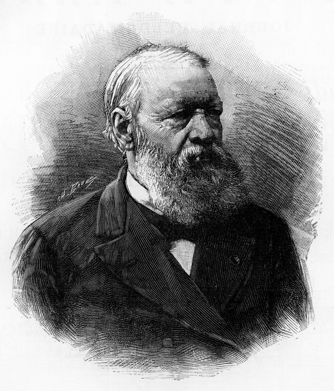 Portret van Henri Conscience (Hendrik Conscience) door Unknown artist