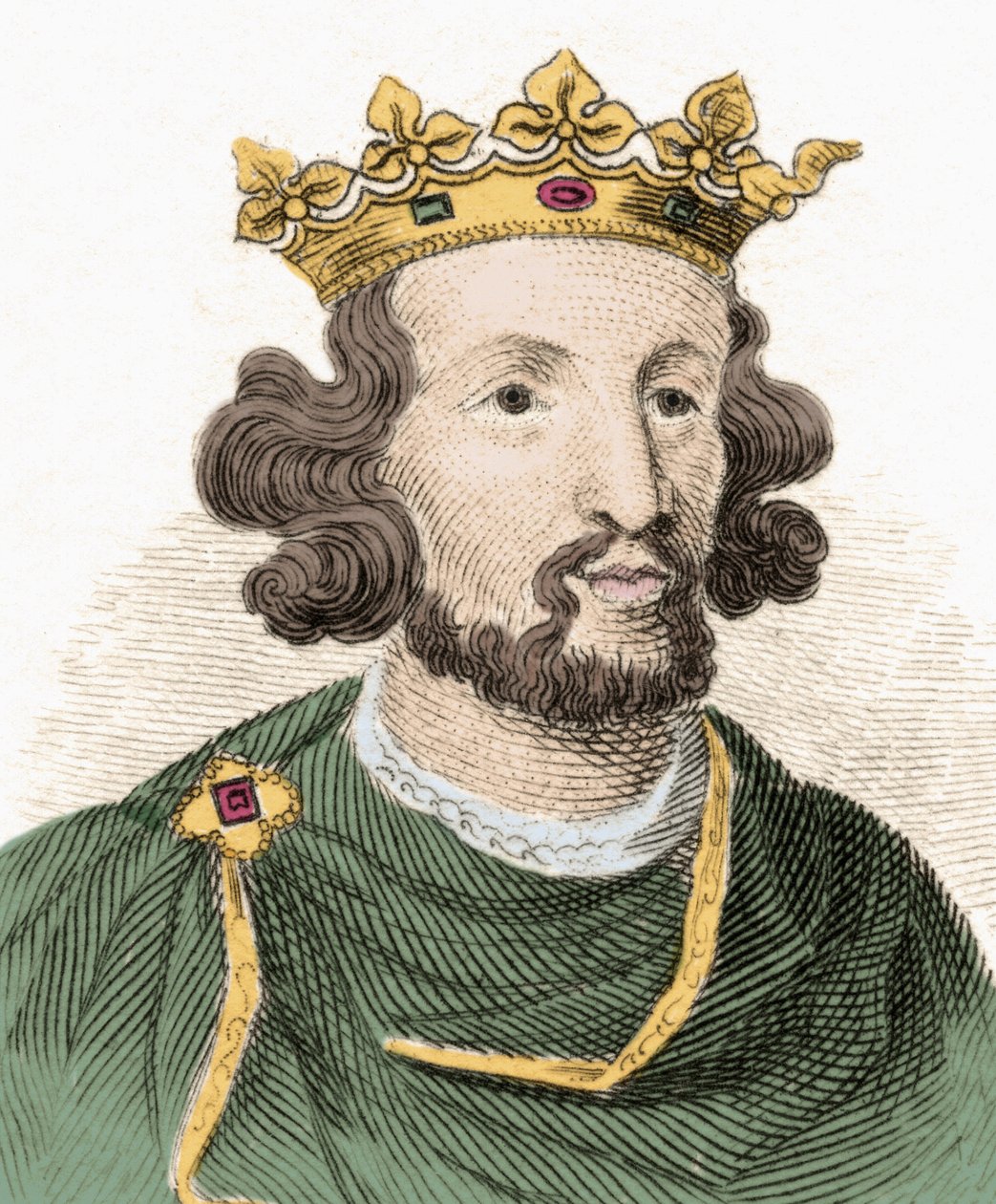 Portret van Hendrik III Plantagenet (1207-1272), Koning van Engeland door Unknown artist