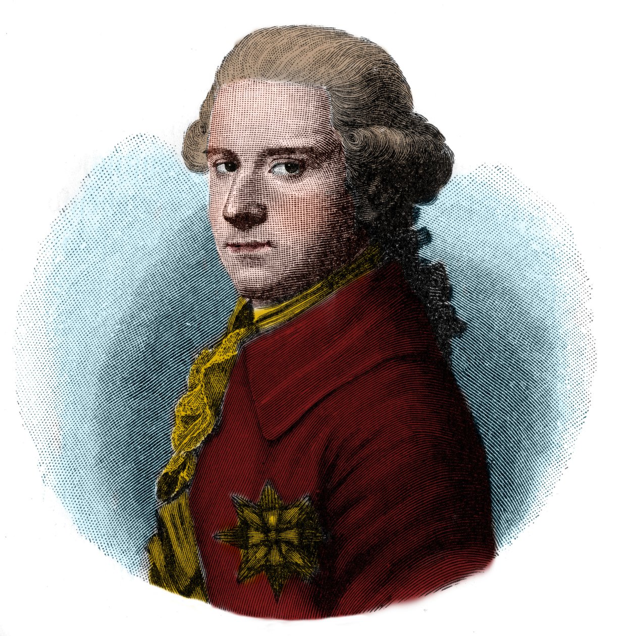Portret van hertog Karl August von Sachsen Weimar Eisenach (Charles Augustus van Saksen-Weimar-Eisenach) door Unknown artist