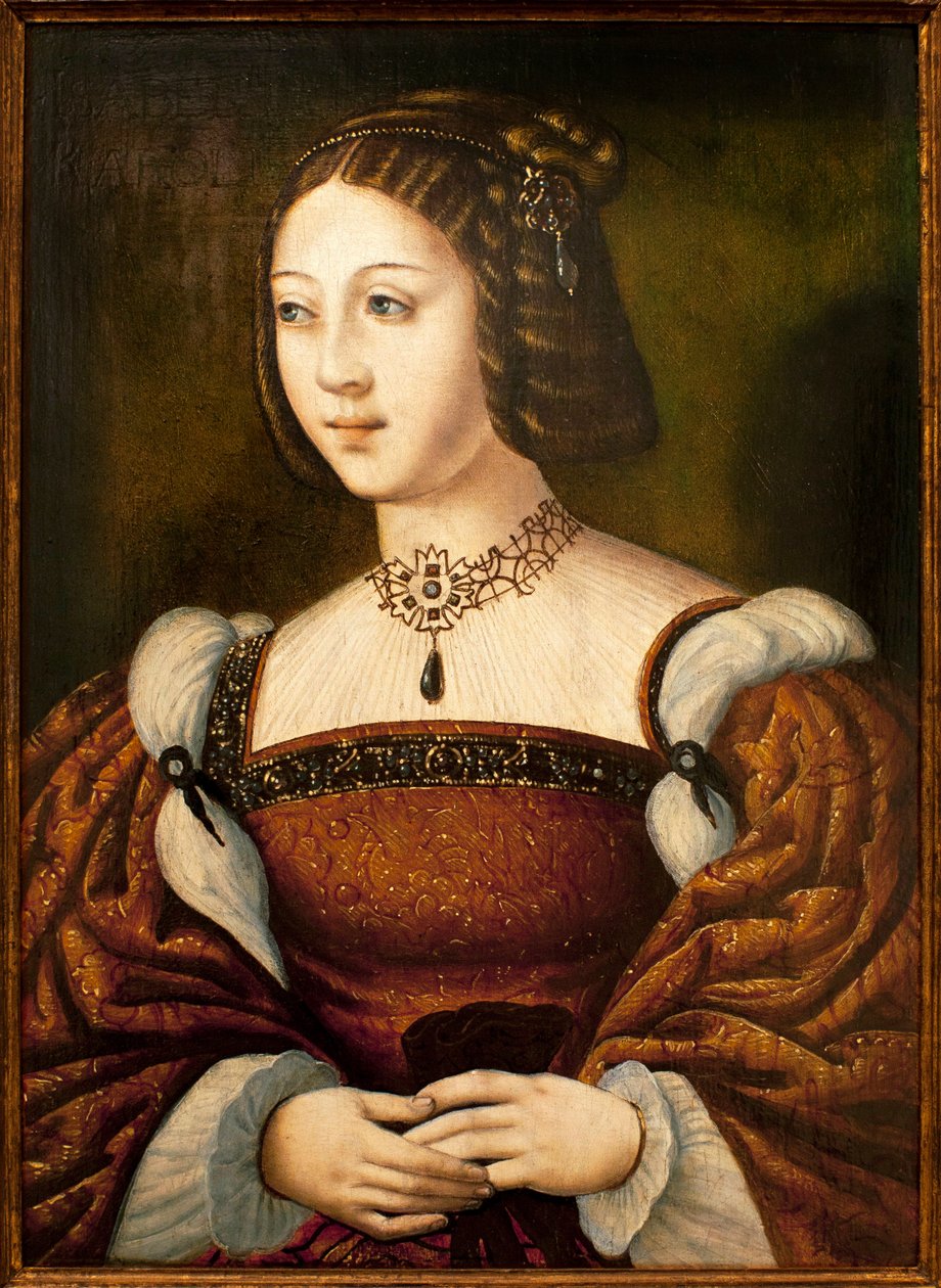 Portret van Isabella van Portugal door Unknown artist