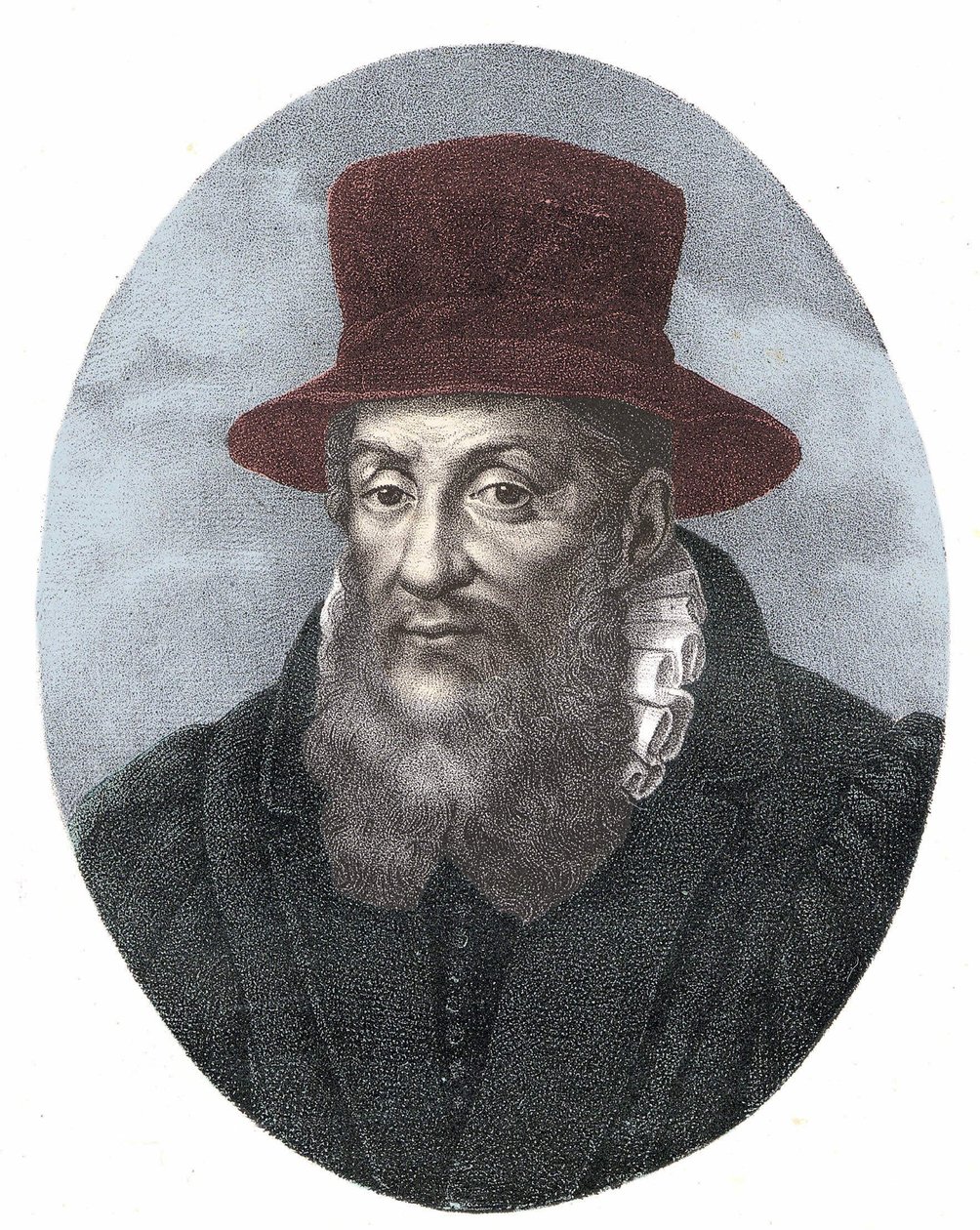Portret van Jacques Cujas (1520-1590) Franse jurist door Unknown artist