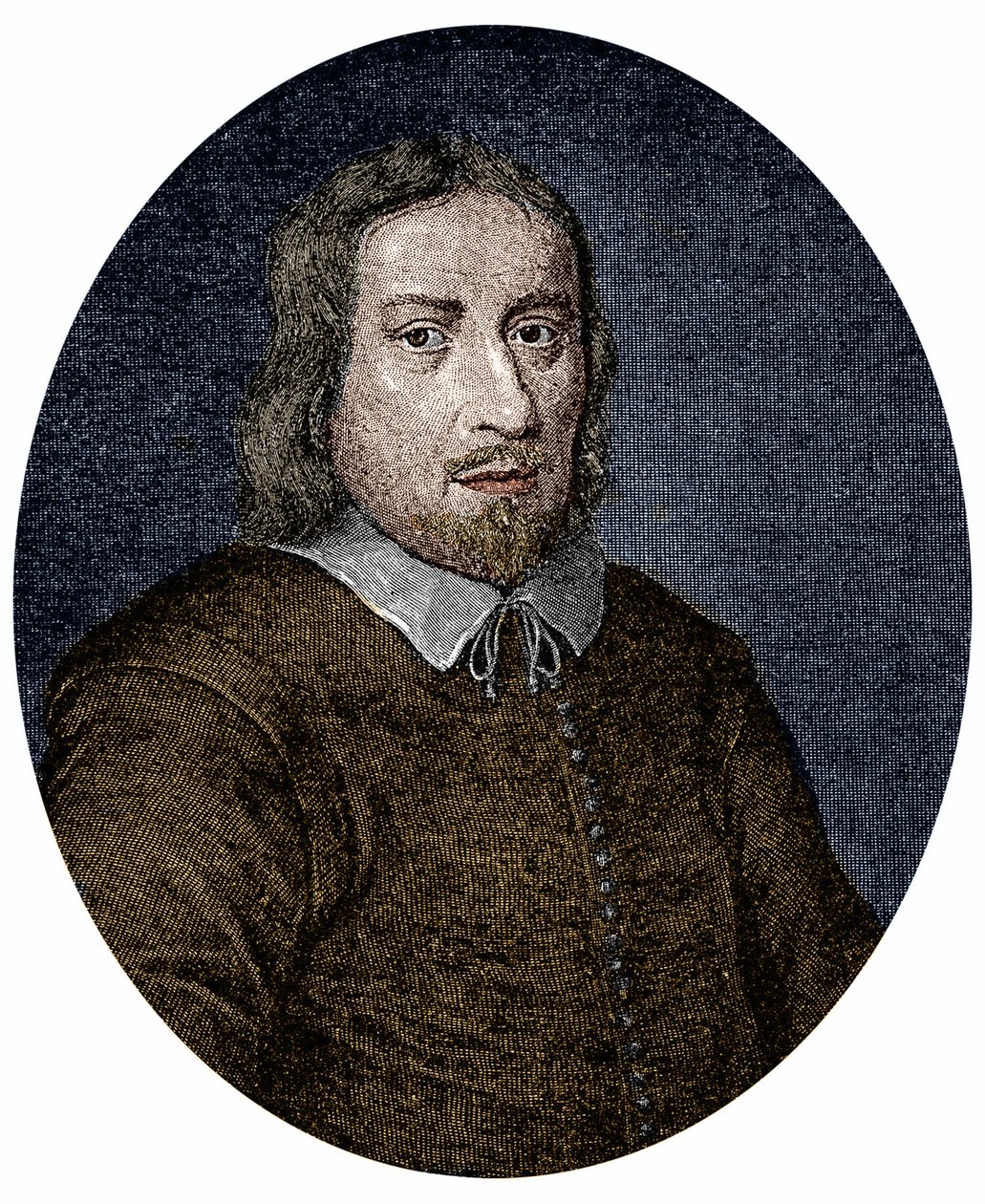 Portret van Jakob Bohme (of Boehme) (1575-1624) Duitse filosoof en mysticus. Gravure uit de 17e eeuw door Unknown artist