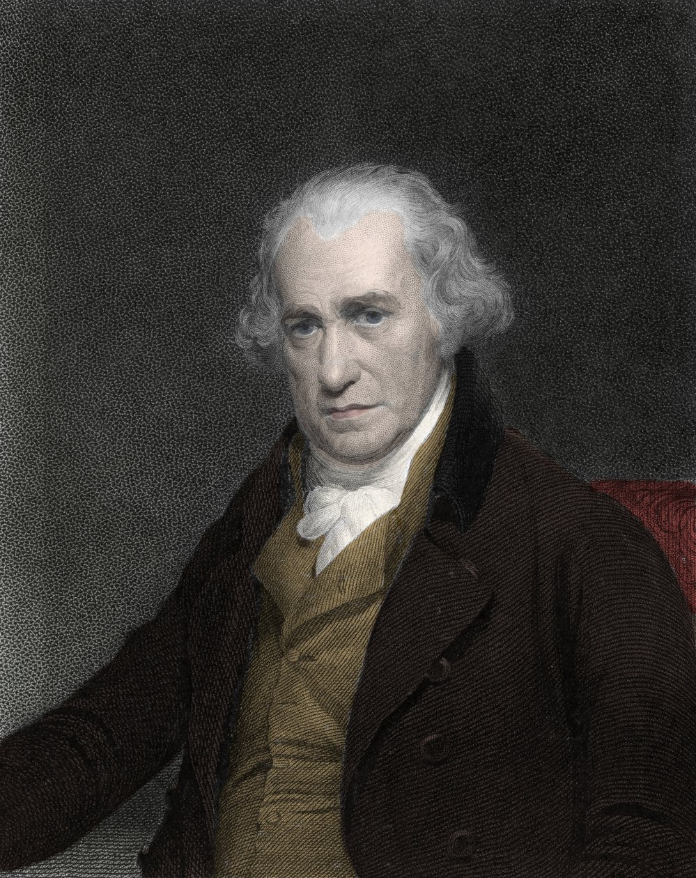Portret van James Watt (1736-1819), Schotse uitvinder en technicus door Unknown artist
