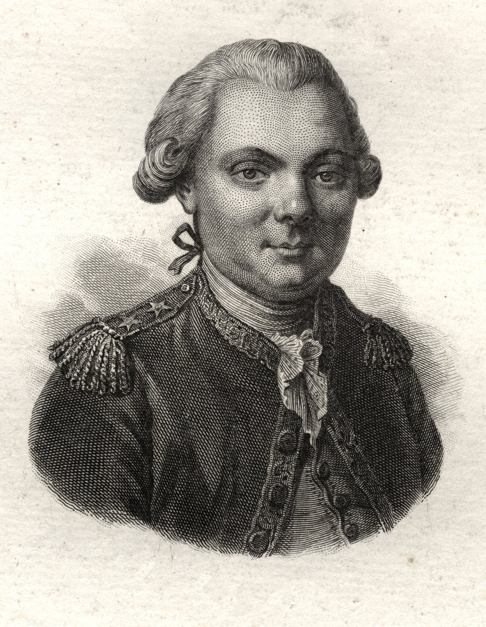 Portret van Jean-Francois Galaup, graaf van La Perouse door Unknown artist
