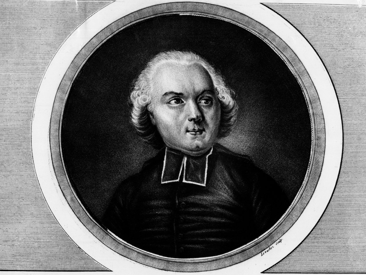 Portret van Jean-Sibrake (Sibrakes of Siffrein) genaamd Jean Sylvain Maury (of Abbe Maury) door Unknown artist