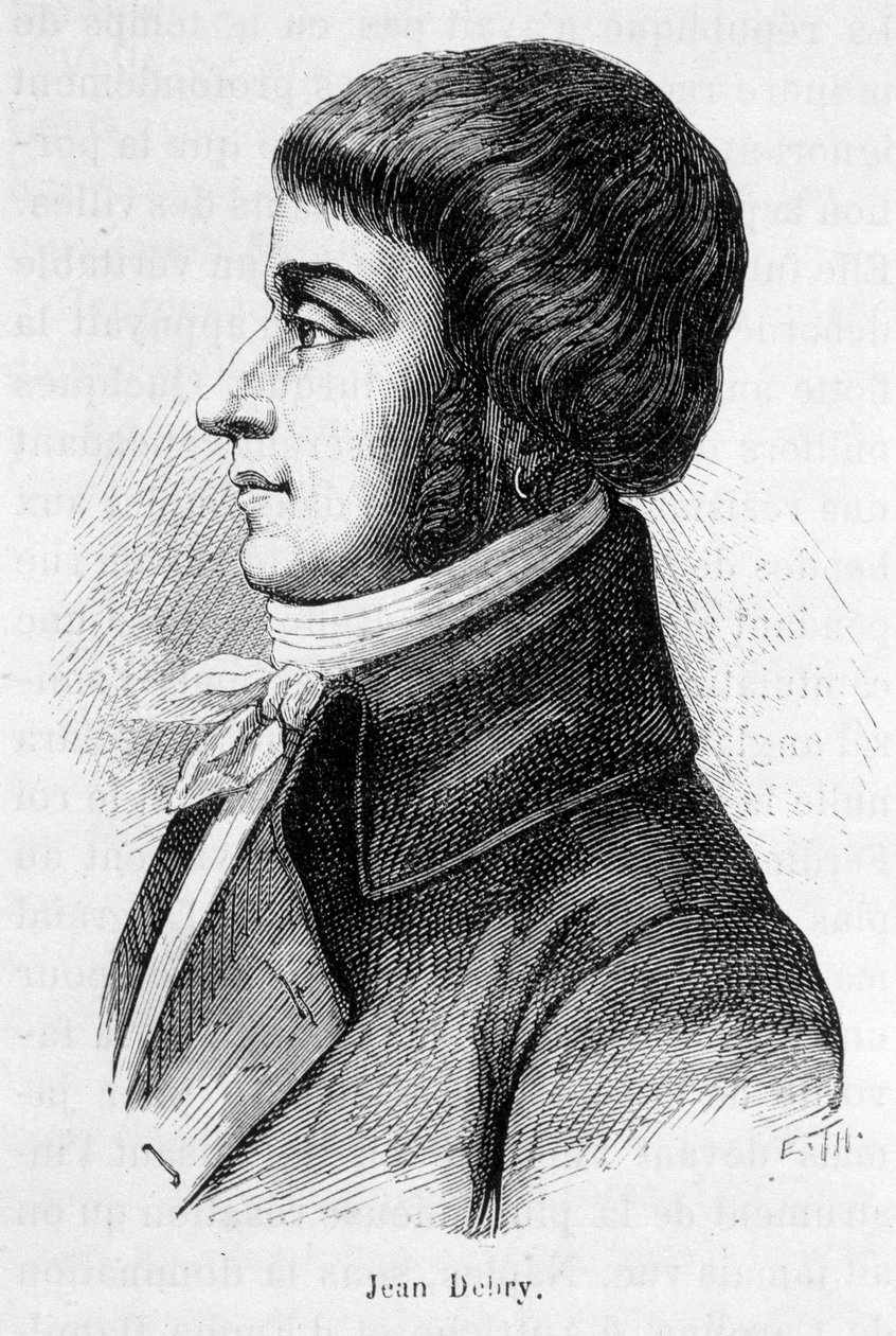Portret van Jean Antoine Joseph Debry of De Bry (1760-1834), afgevaardigde van Aisne bij de Nationale Conventie. door Unknown artist