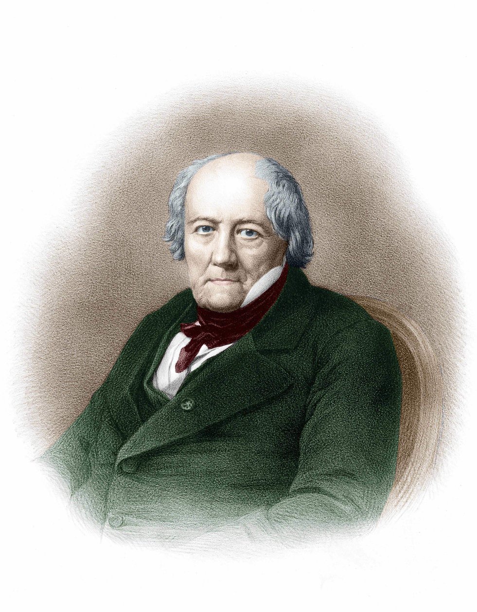Portret van Jean Baptiste Biot (1744 - 1862), Franse chemicus door Unknown artist