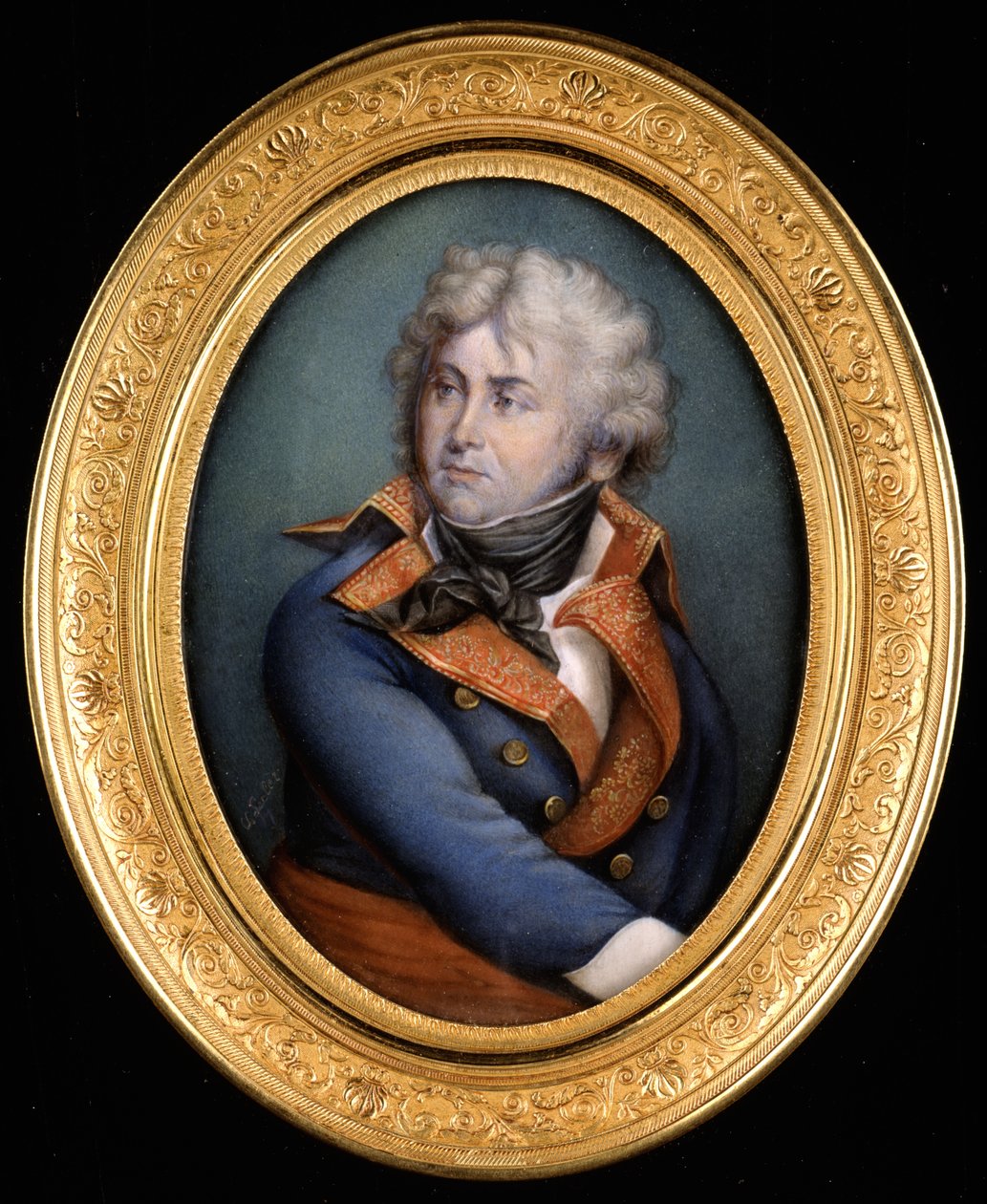 Portret van Jean Baptiste Kléber (1753 - 1800). 19e-eeuws schilderij door Unknown artist