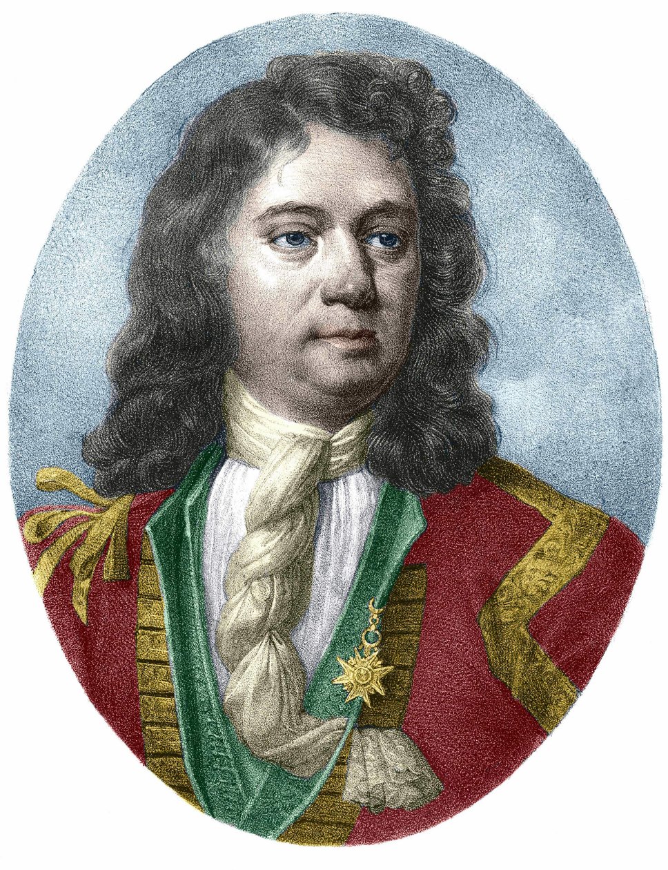 Portret van Jean Bart (1650-1702), Franse kaper. door Unknown artist