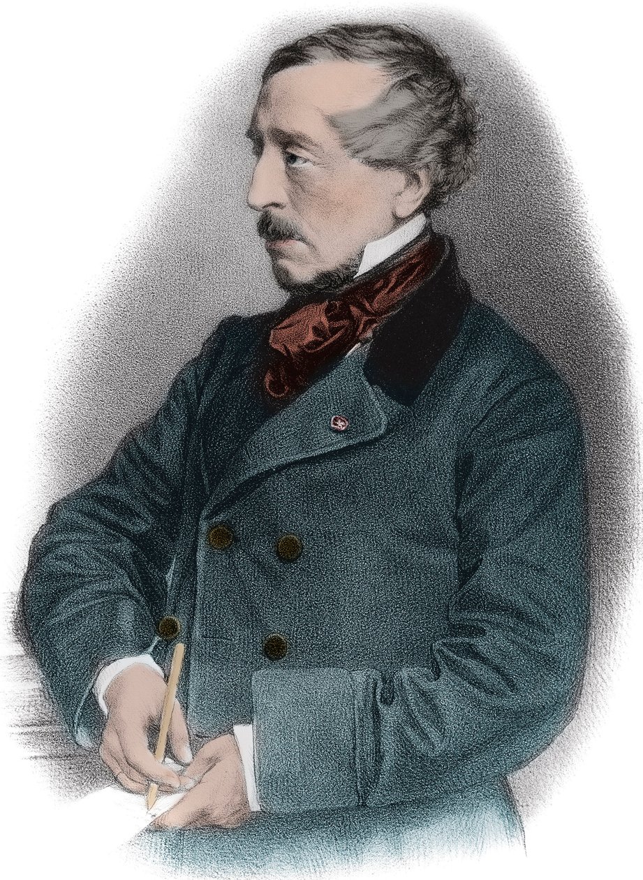 Portret van Jean Jacques Ampere (1800-1864), Franse historicus door Unknown artist