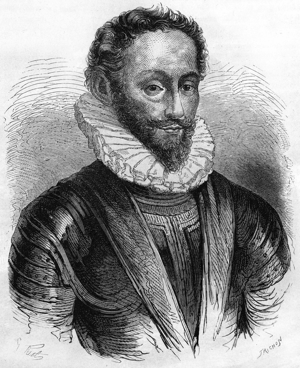 Portret van Jean Louis de Nogaret de Valletta (1554-1642), Hertog van Epernon. door Unknown artist