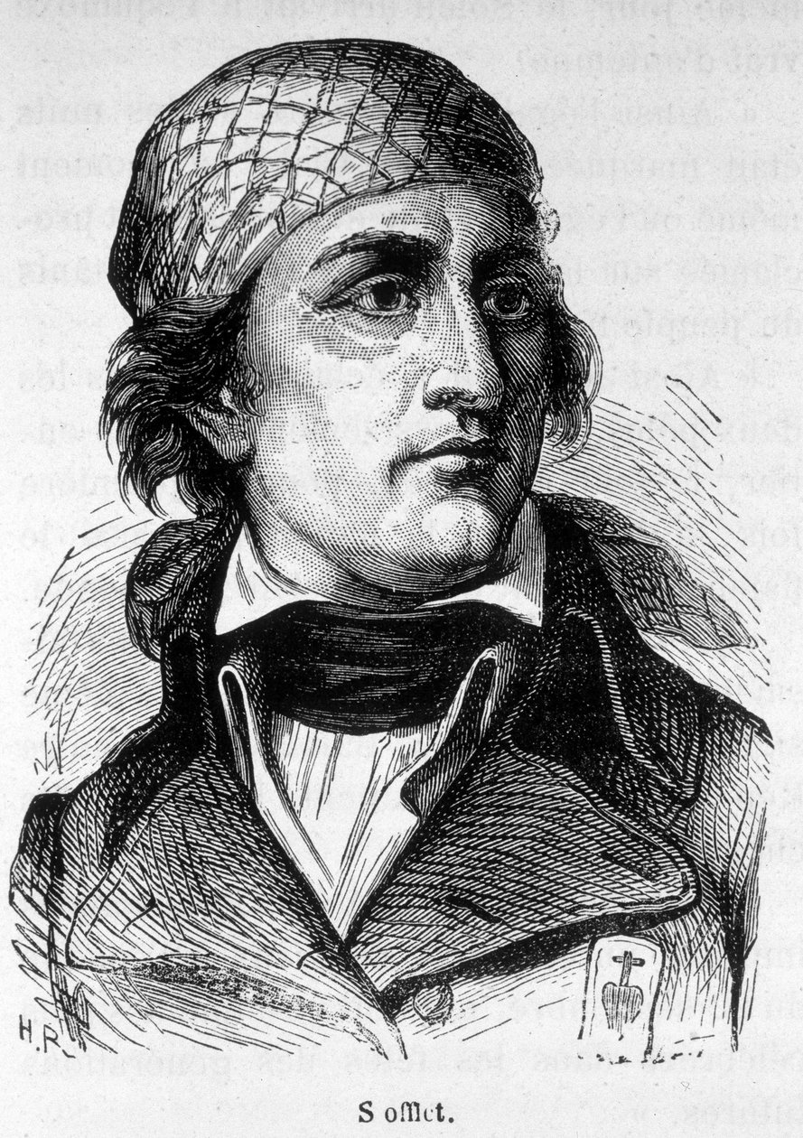 Portret van Jean Nicolas Stofflet (1753-1796), acteur van de Vendée-opstand. door Unknown artist