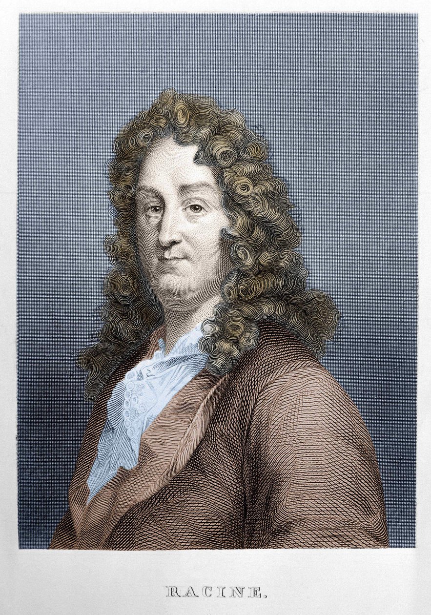 Portret van Jean Racine (1639 - 1699), Franse toneelschrijver door Unknown artist