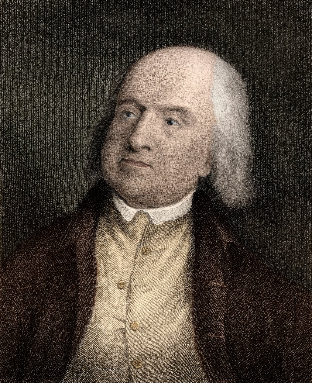 Portret van Jeremy Bentham (1748-1832), Engelse filosoof, econoom en theoretisch jurist door Unknown artist