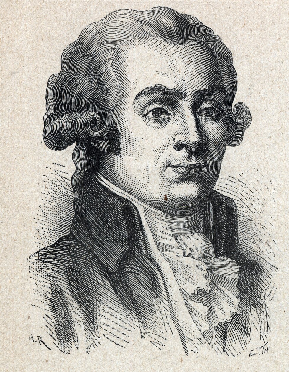 Portret van Jérôme Pétion de Villeneuve, Franse politicus. door Unknown artist