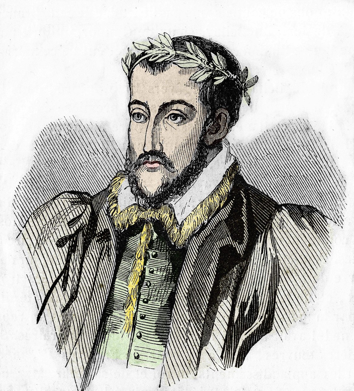 Portret van Joachim du Bellay. Franse dichter (Château du Liré, Maine-et-Loire) door Unknown artist