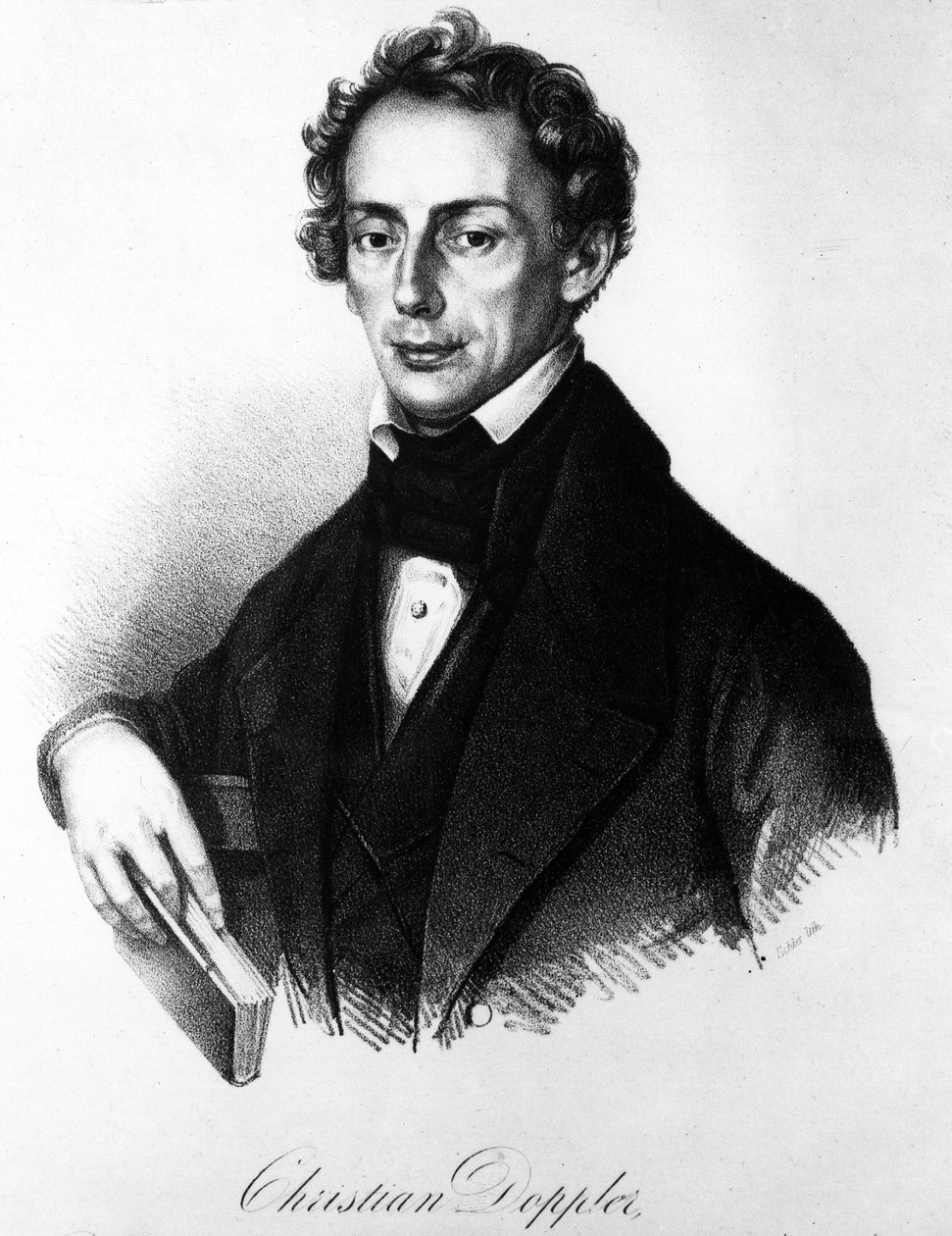 Portret van Johann Christian Doppler (1803-1853). Oostenrijkse natuurkundige. door Unknown artist
