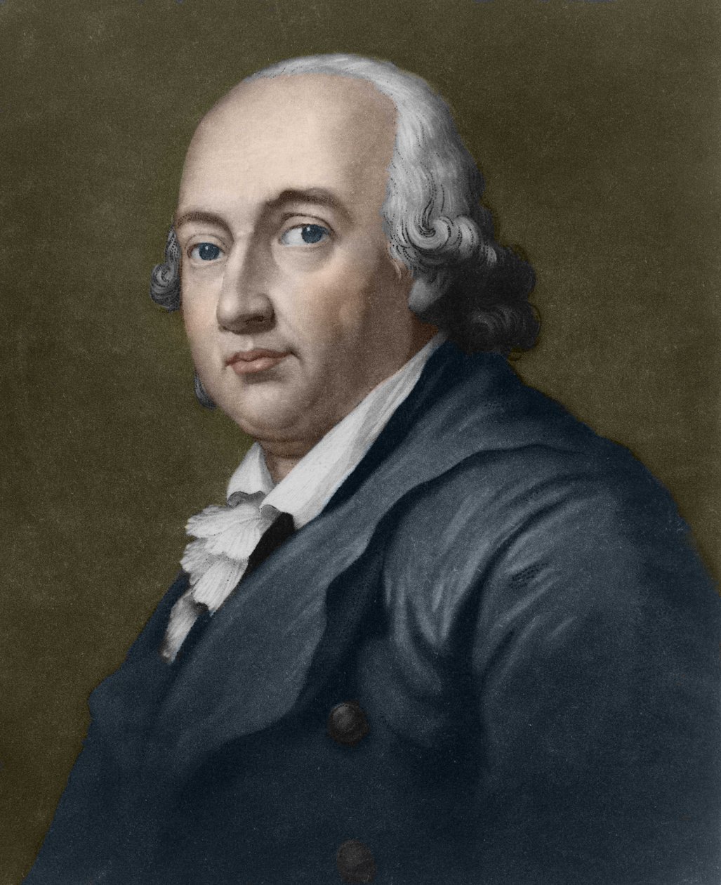 Portret van Johann Gottfried Herder (1744-1803) Duitse filosoof, theoloog en taalkundige. door Unknown artist