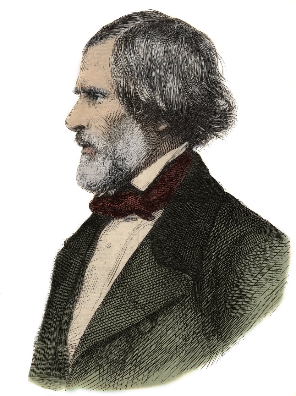 Portret van John Gibson (1790-1866), Engelse beeldhouwer door Unknown artist