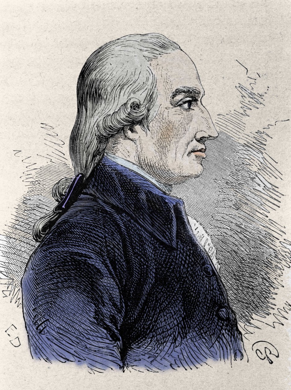 Portret van Joseph Black (1728-1799), Schotse chemicus. door Unknown artist
