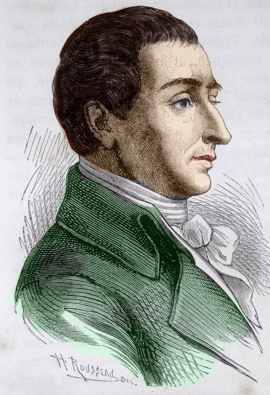 Portret van Joseph Louis de Lagrange (1736-1813), Franse wiskundige door Unknown artist