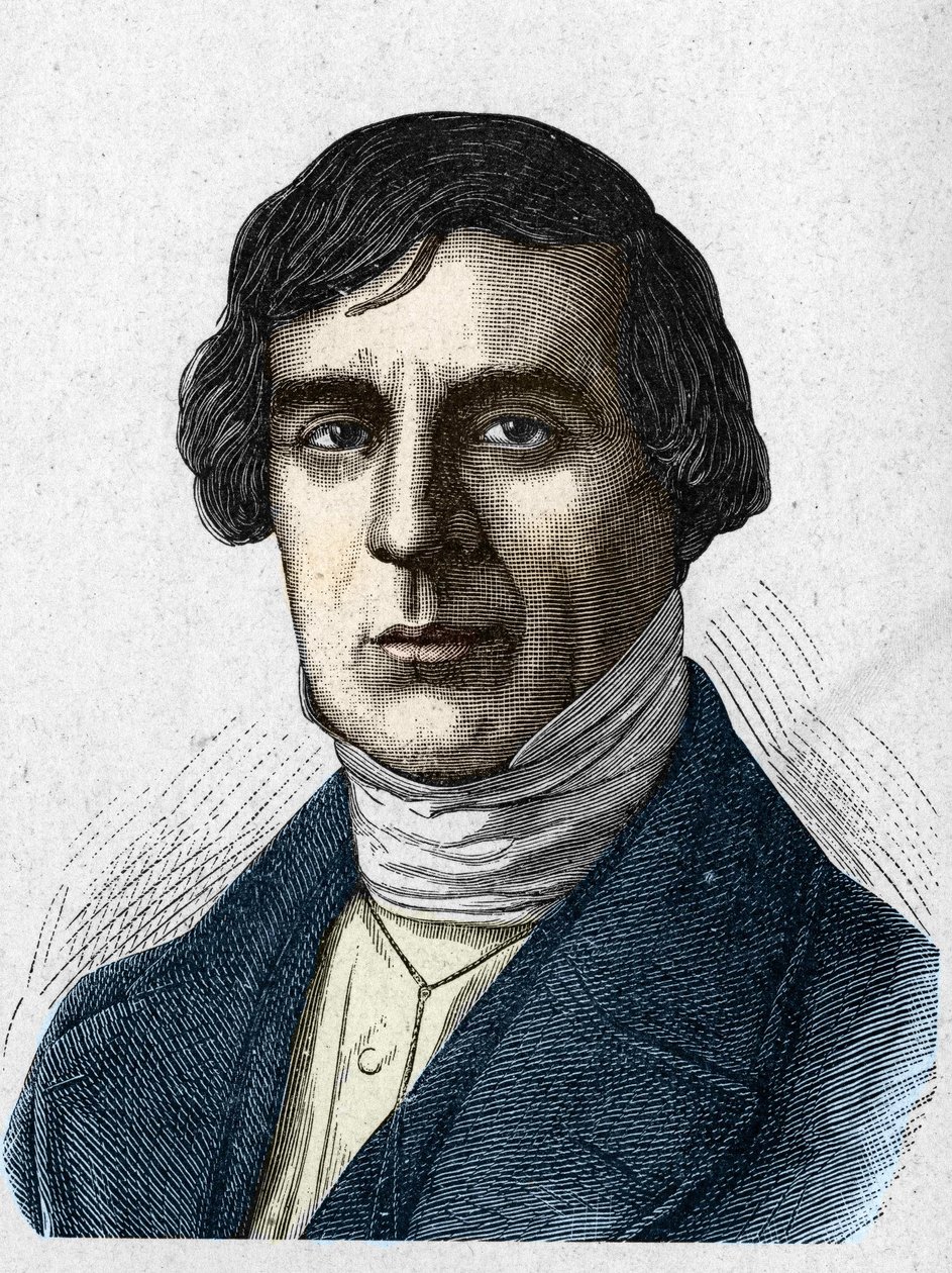 Portret van Jules Barthélemy Saint-Hilaire (1805 - 1895), Franse geleerde en politicus door Unknown artist