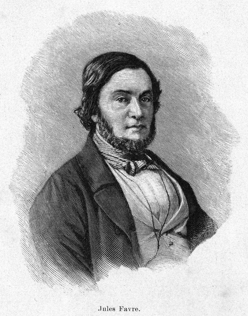 Portret van Jules Favre (1809 -1880), Franse politicus door Unknown artist