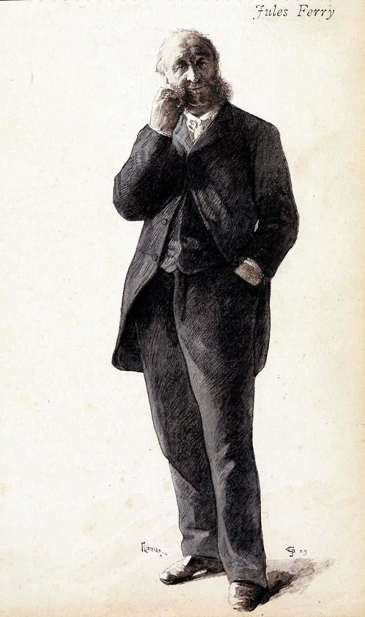 Portret van Jules Ferry, circa 1880 door Unknown artist