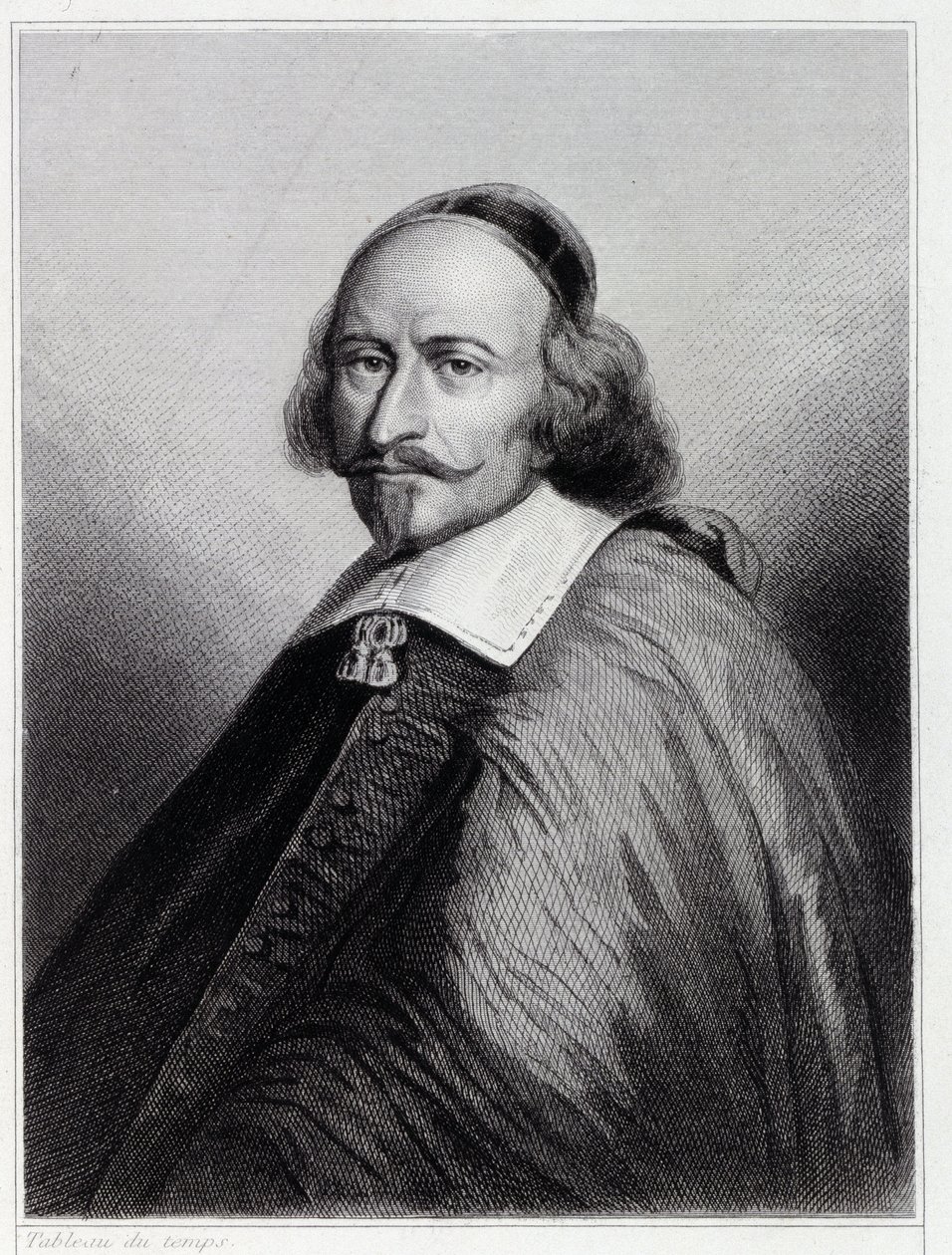 Portret van Jules Mazarin (Giulio Raimondo Mazzarino of Mazarino) (1602-1661), Franse kardinaal en politicus - in 
