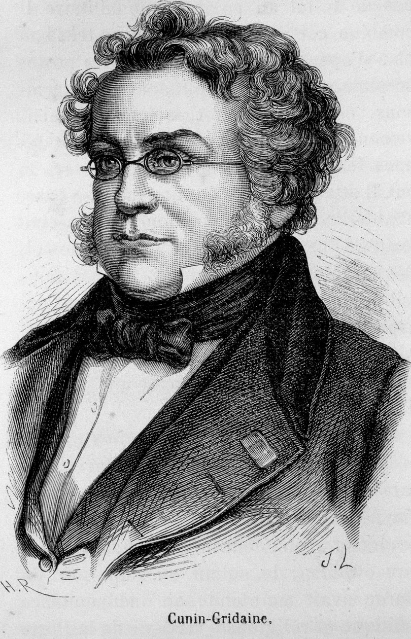 Portret van Laurent Cunin-Gridaine door Unknown artist