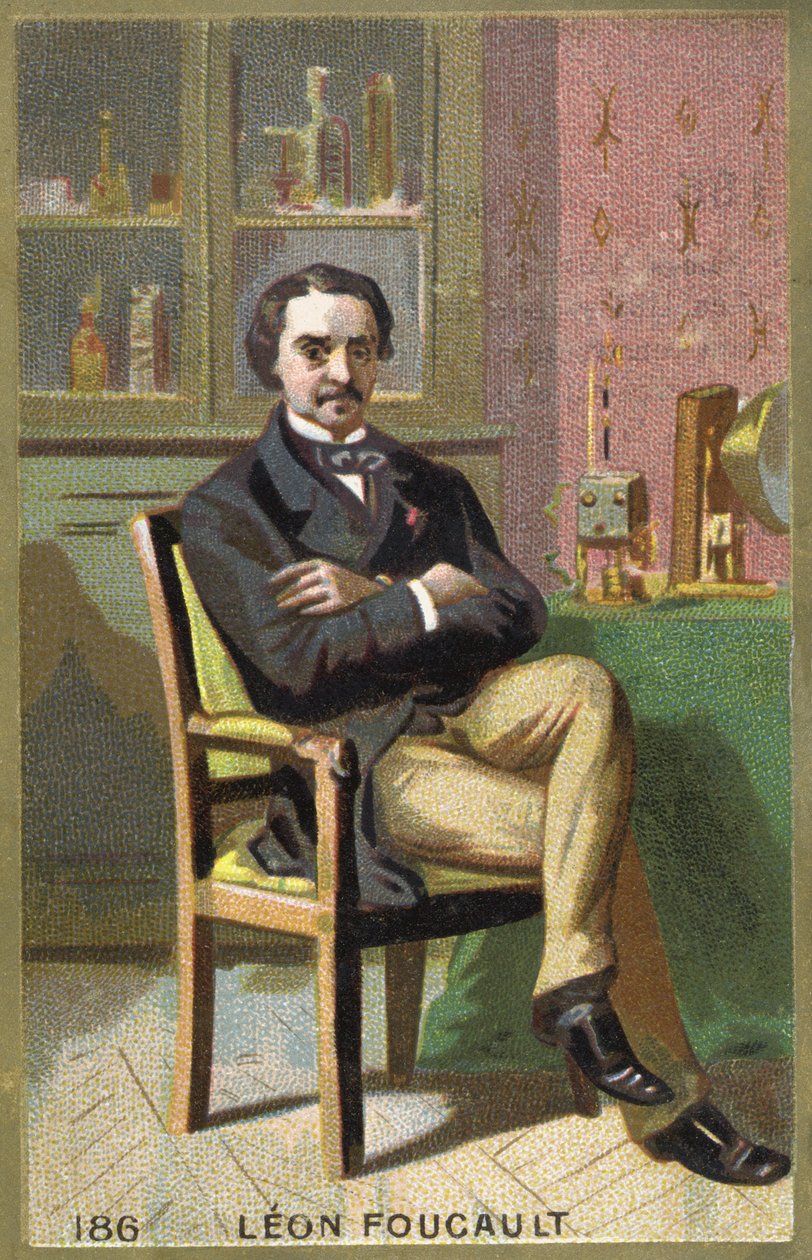 Portret van Léon Foucault (1819-1868), Franse natuurkundige door Unknown artist