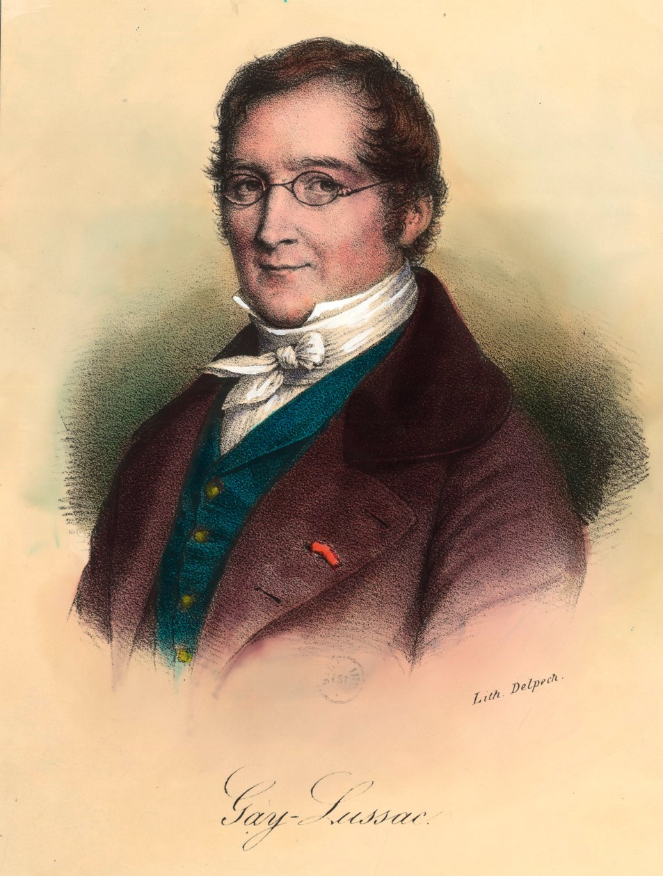 Portret van Louis-Joseph Gay-Lussac (1778 - 1850), Franse chemicus en natuurkundige door Unknown artist