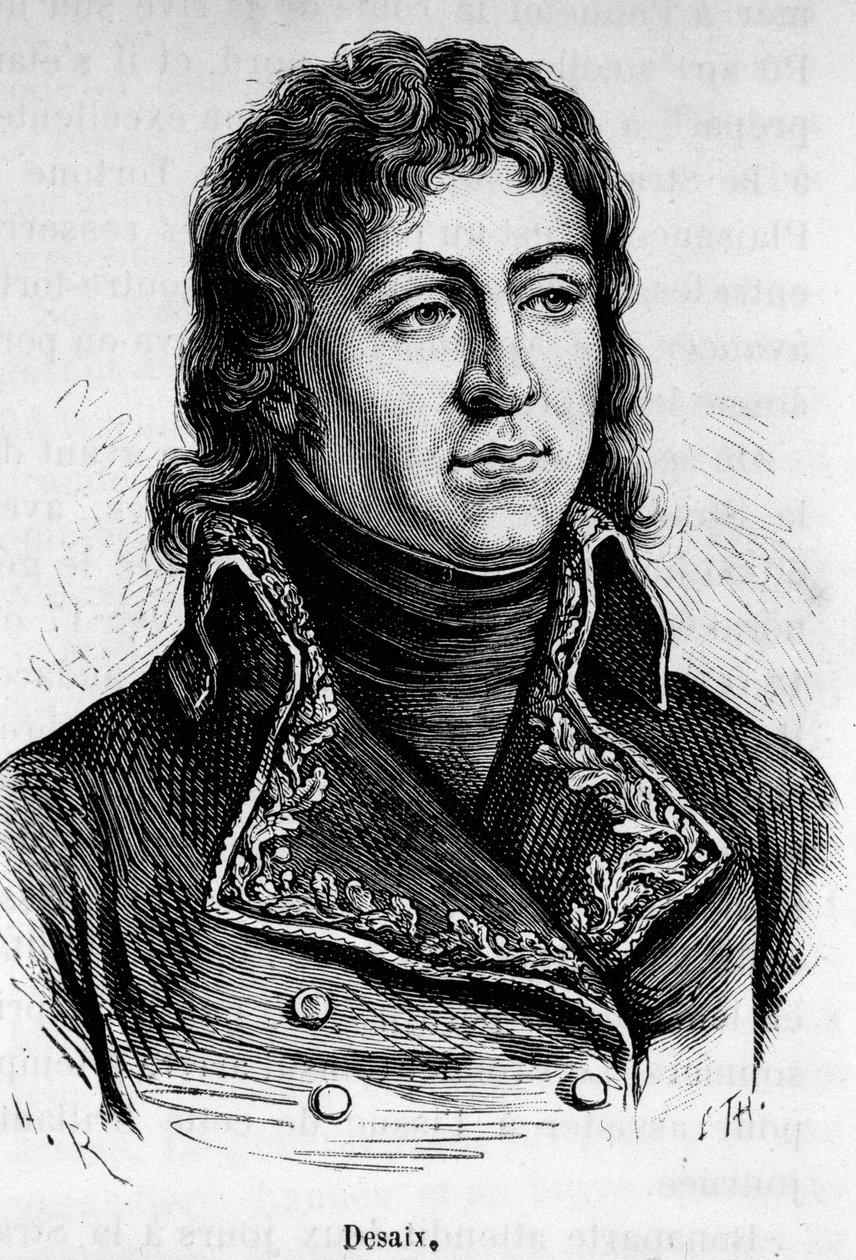 Portret van Louis Charles Antoine Desaix de Veygoux (1768-1800), Franse generaal door Unknown artist