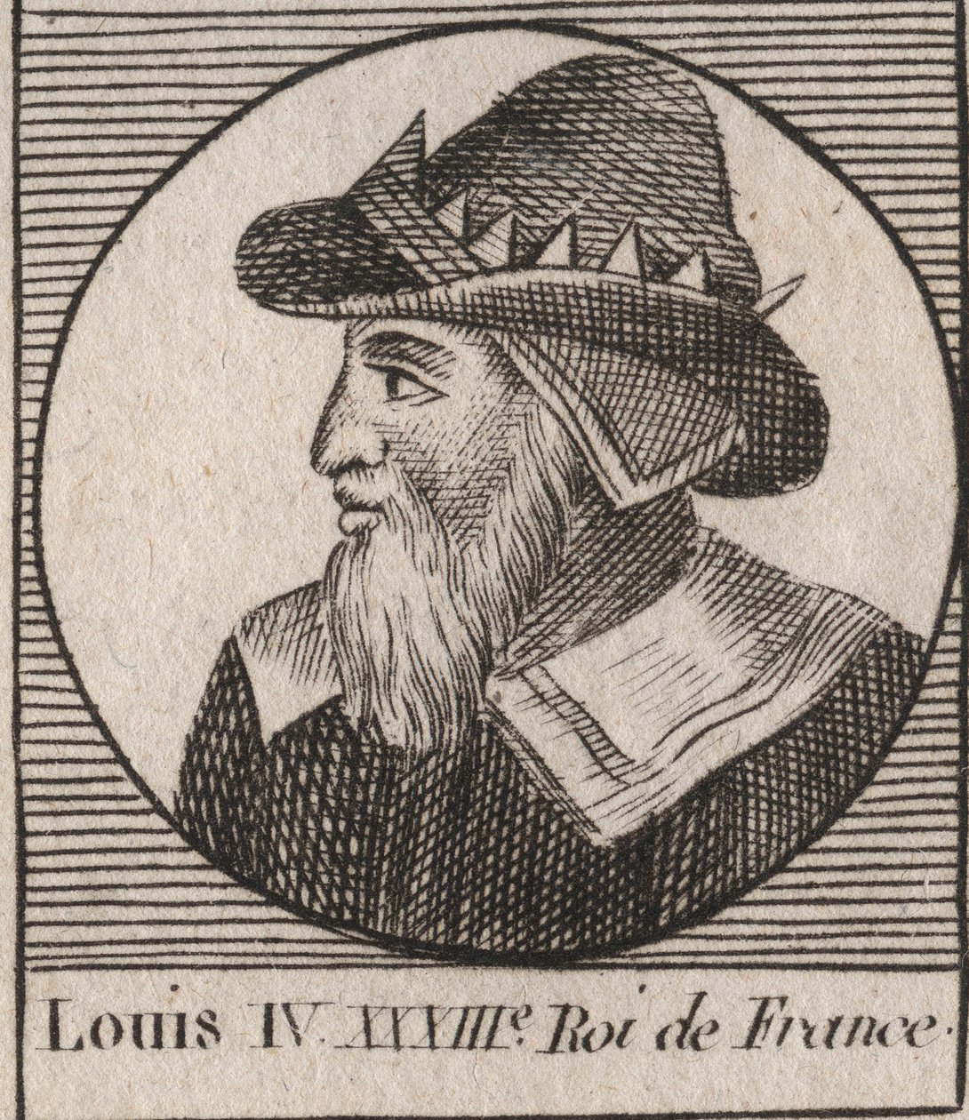 Portret van Lodewijk IV d