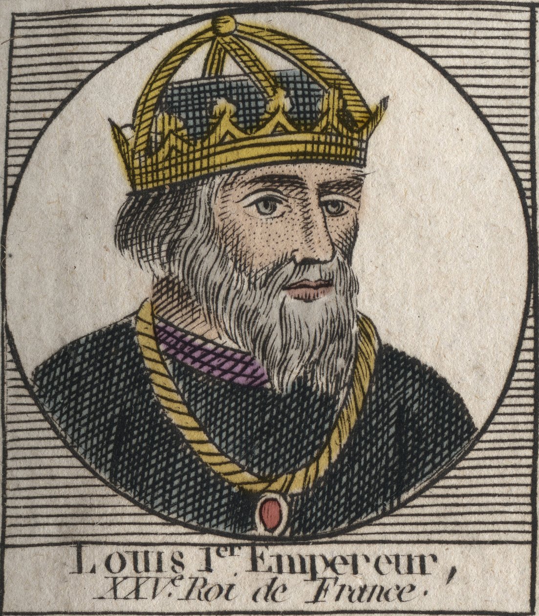 Portret van Lodewijk I de 