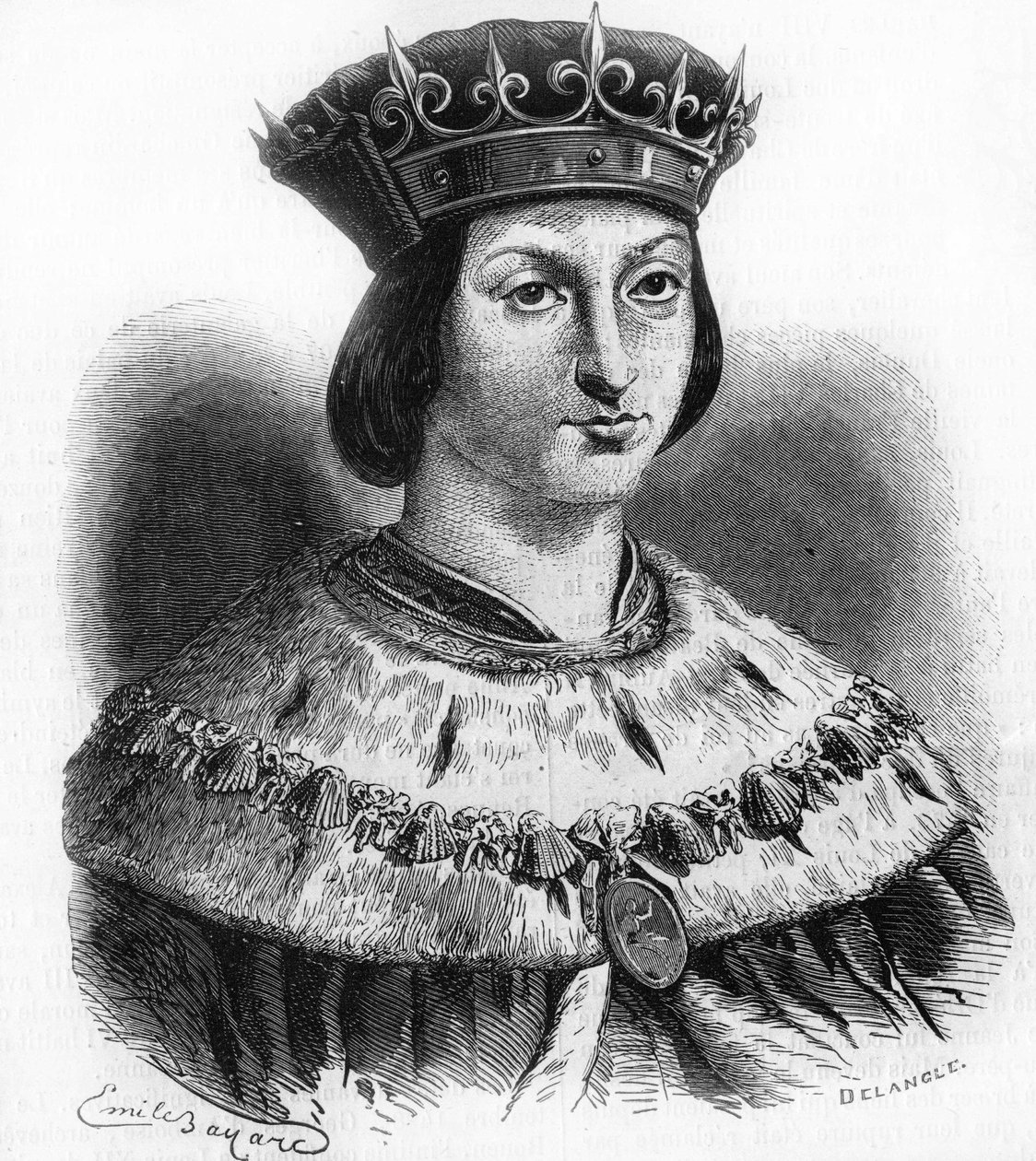 Portret van Lodewijk XII (1462-1515), koning van Frankrijk. door Unknown artist