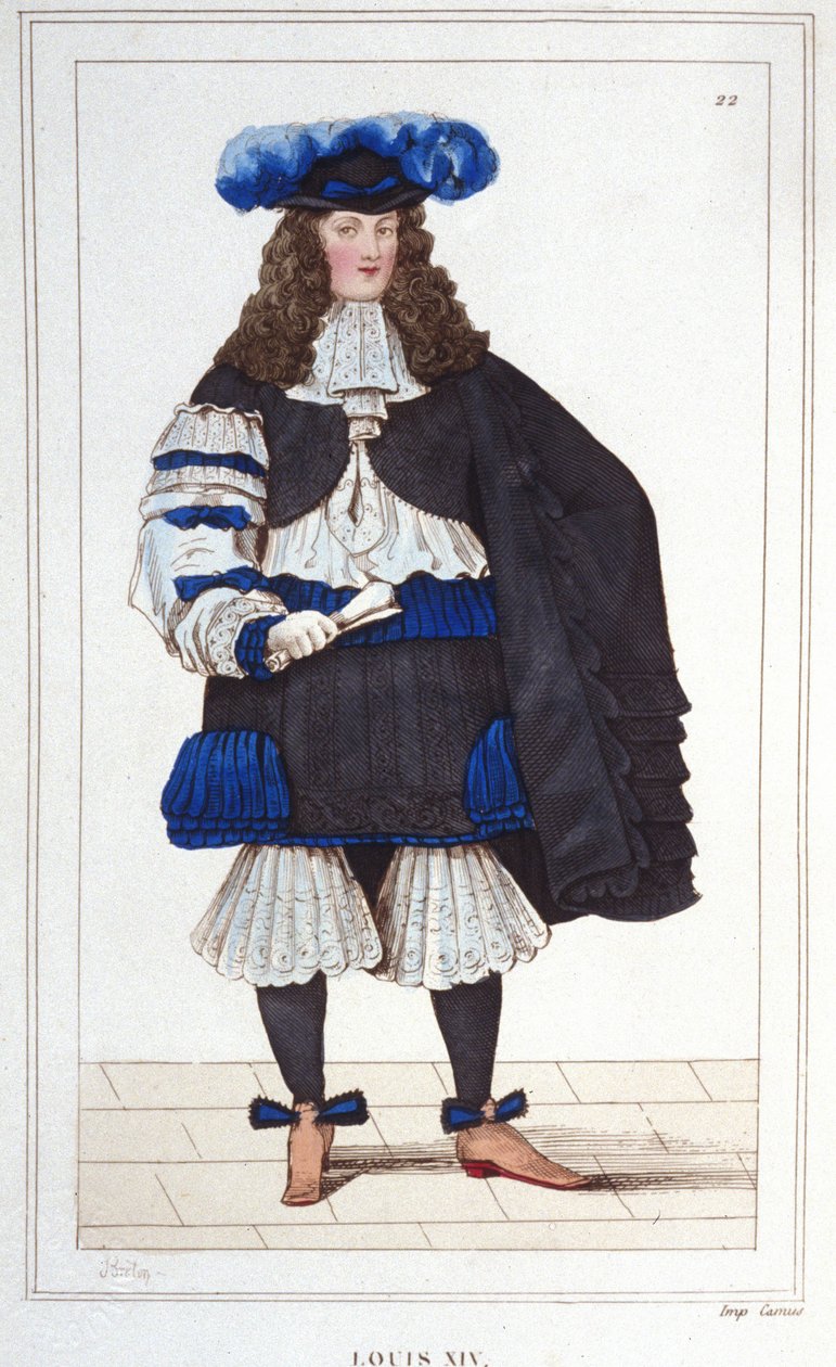 Portret van Lodewijk XIV (1638 - 1715), Koning van Frankrijk. door Unknown artist