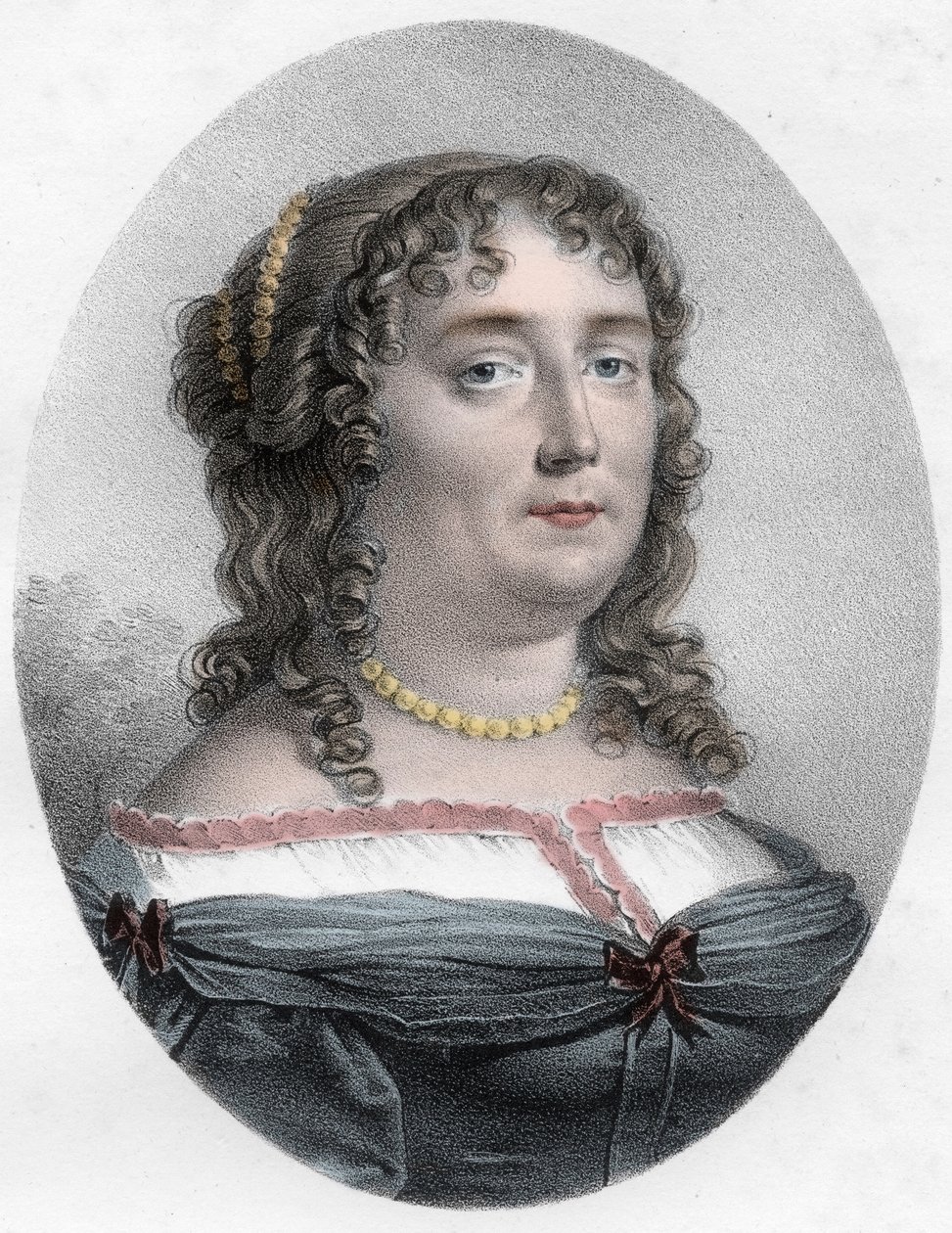 Portret van Madame de Scudéry (1607-1701), Franse schrijfster door Unknown artist