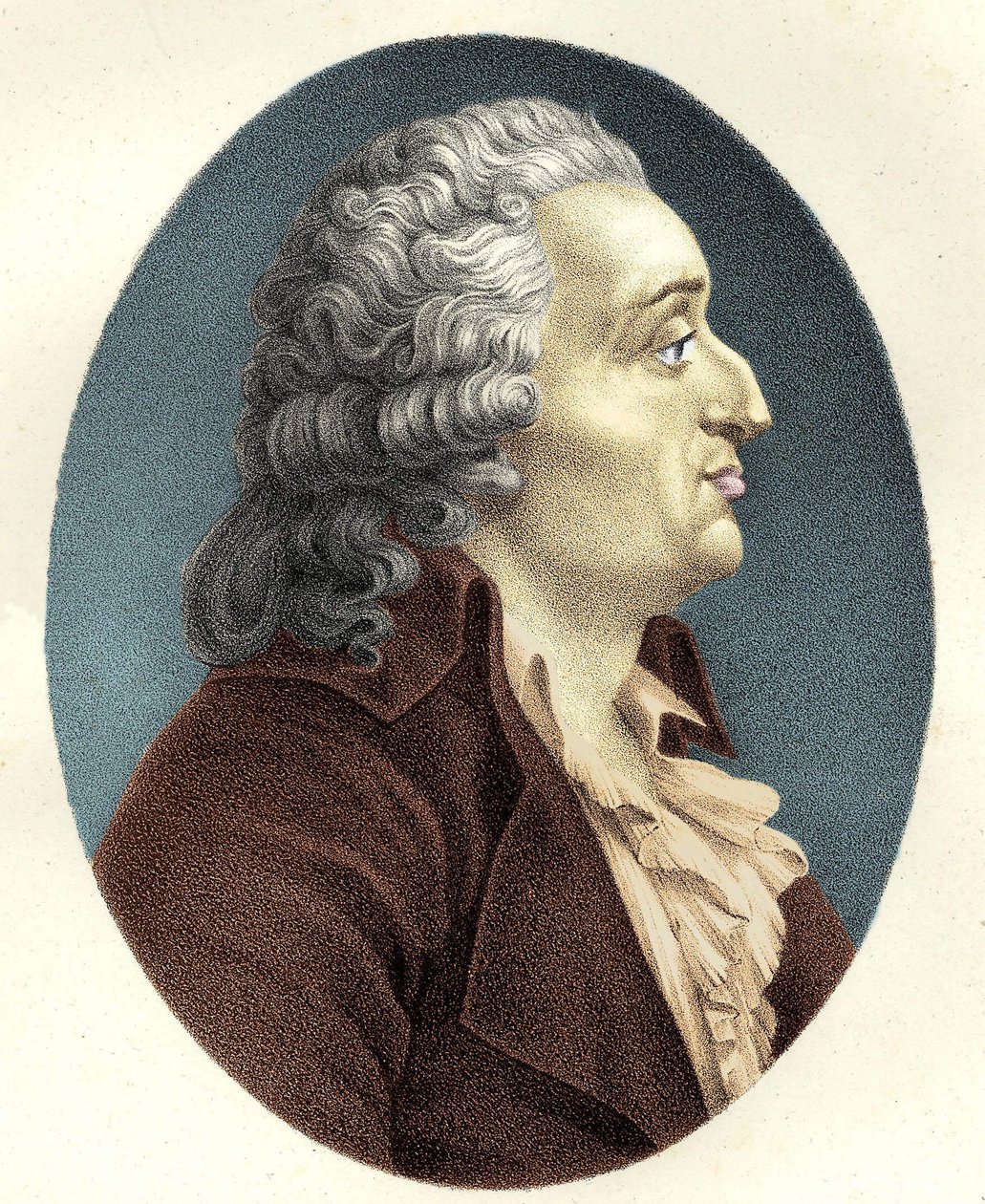 Portret van Marie Jean Antoine Nicolas de Caritat, markies de Condorcet (1743-1794) door Unknown artist