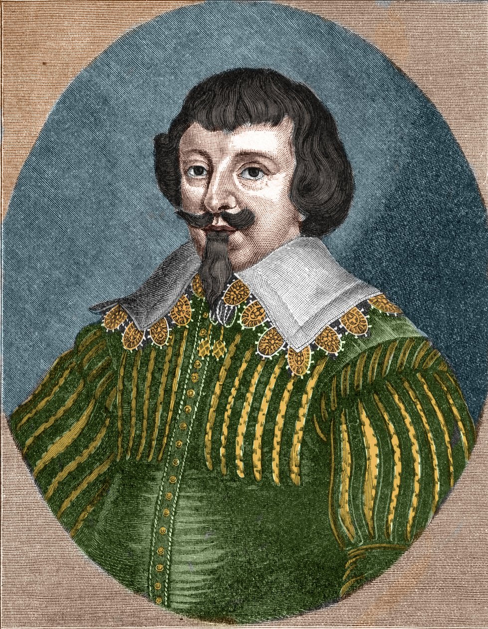 Portret van Martin Opitz, vader van de Duitse poëzie door Unknown artist