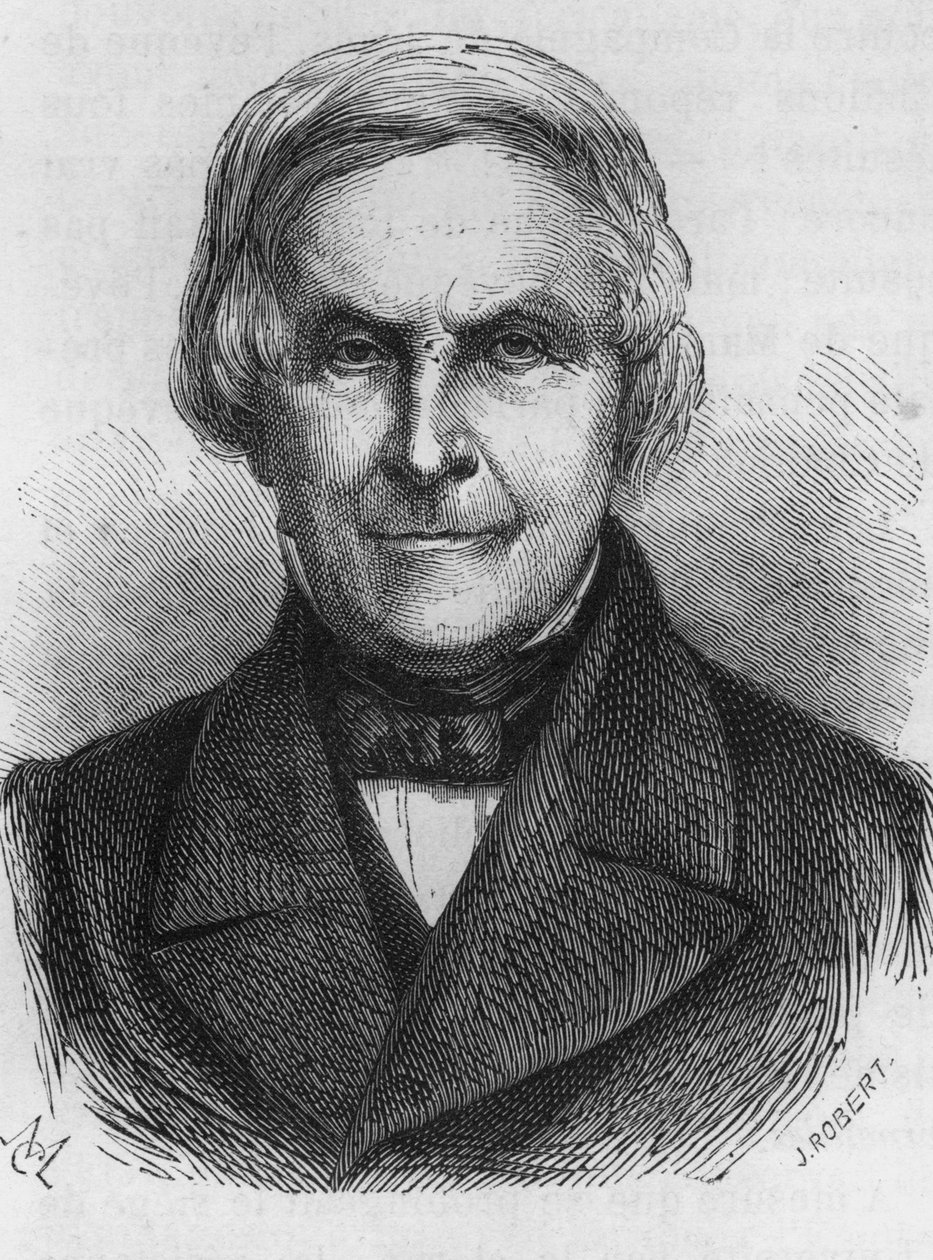 Portret van Michelet, Franse historicus en schrijver (1798 - 1874) door Unknown artist